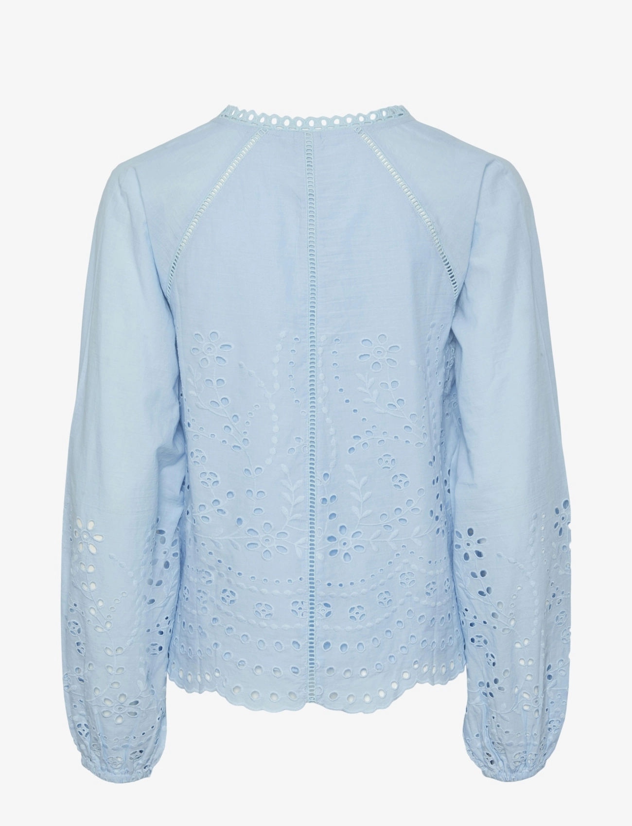 YAS - YASLUMA LS V-NECK TOP S. NOOS - clear sky - 2