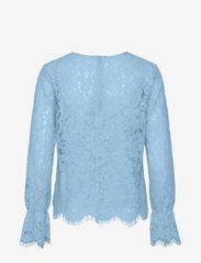 YAS - YASPERLA LS LACE TOP S. NOOS - long-sleeved blouses - clear sky - 1