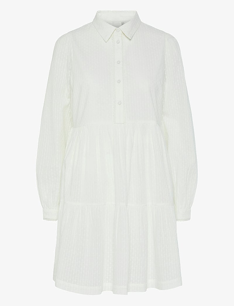 YAS - YASTIA LS DRESS S. NOOS - hemdkleider - star white - 1