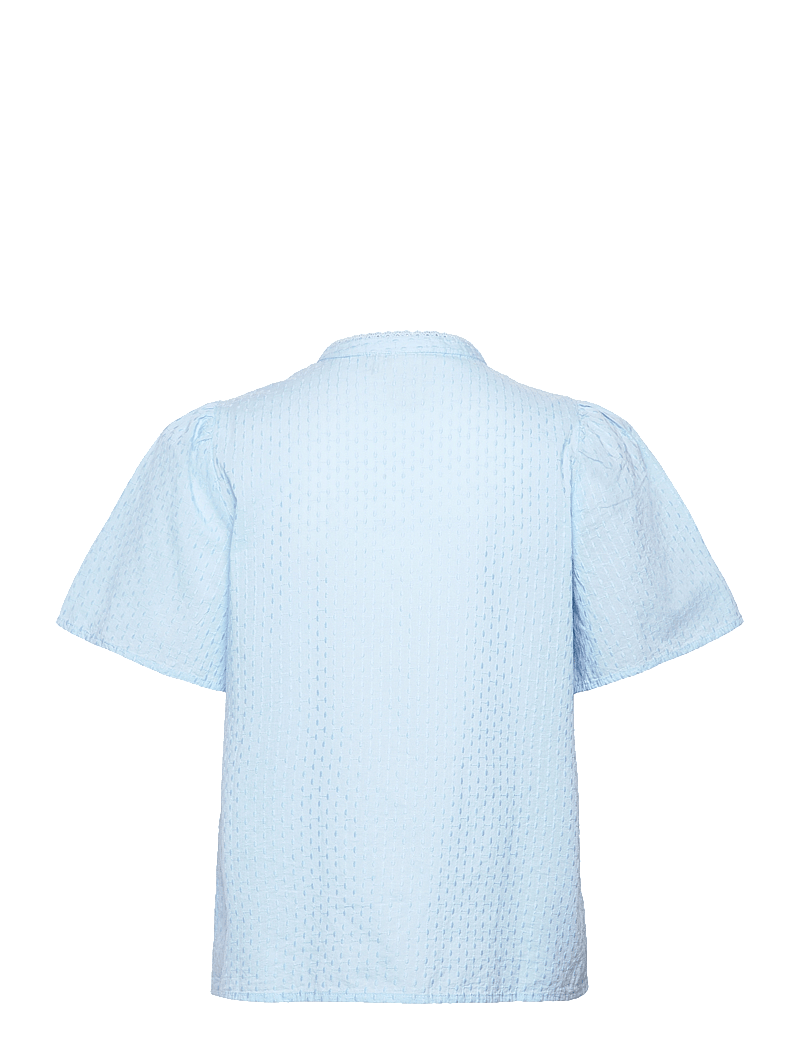 YAS - YASTIA SS TOP S. NOOS - short-sleeved blouses - clear sky - 2