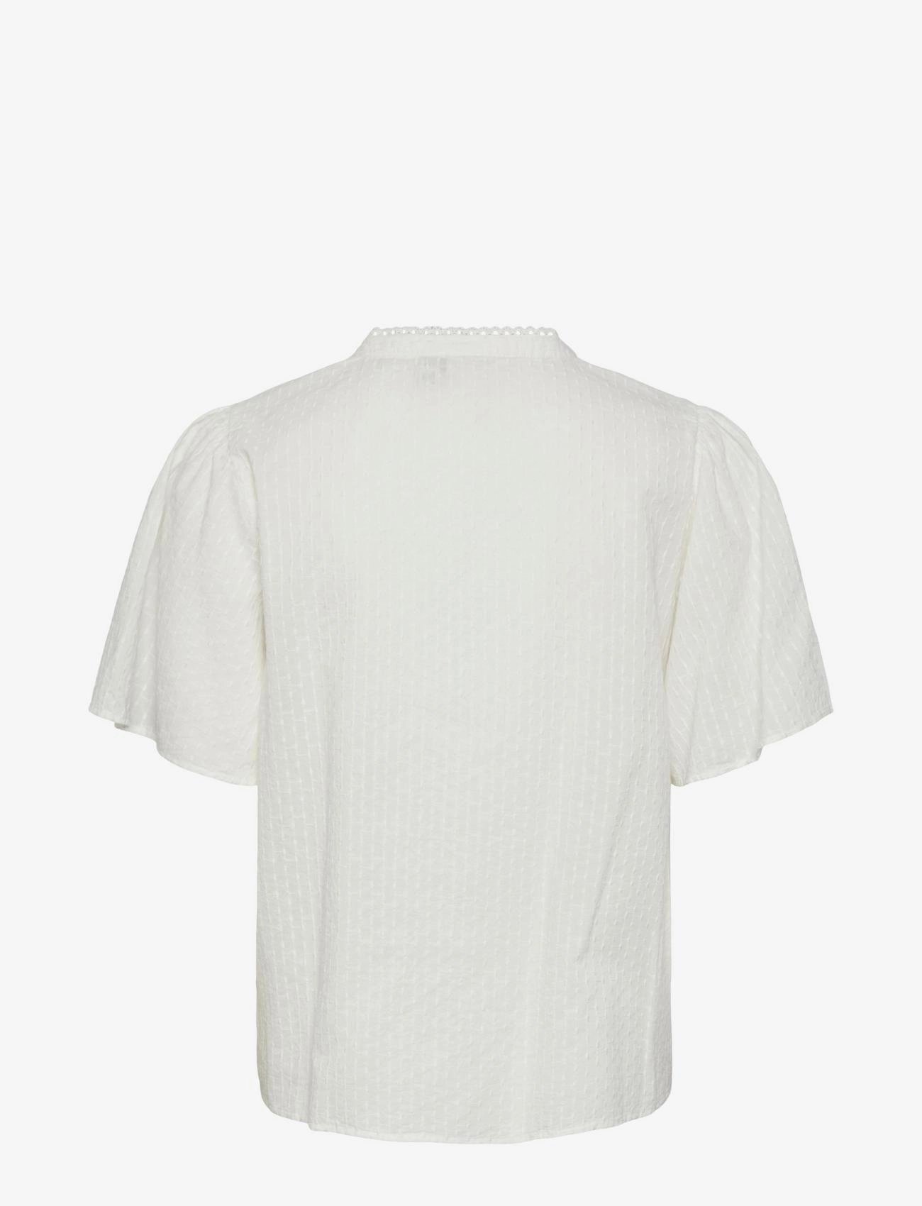 YAS - YASTIA SS TOP S. NOOS - lühikeste varrukatega pluusid - star white - 2