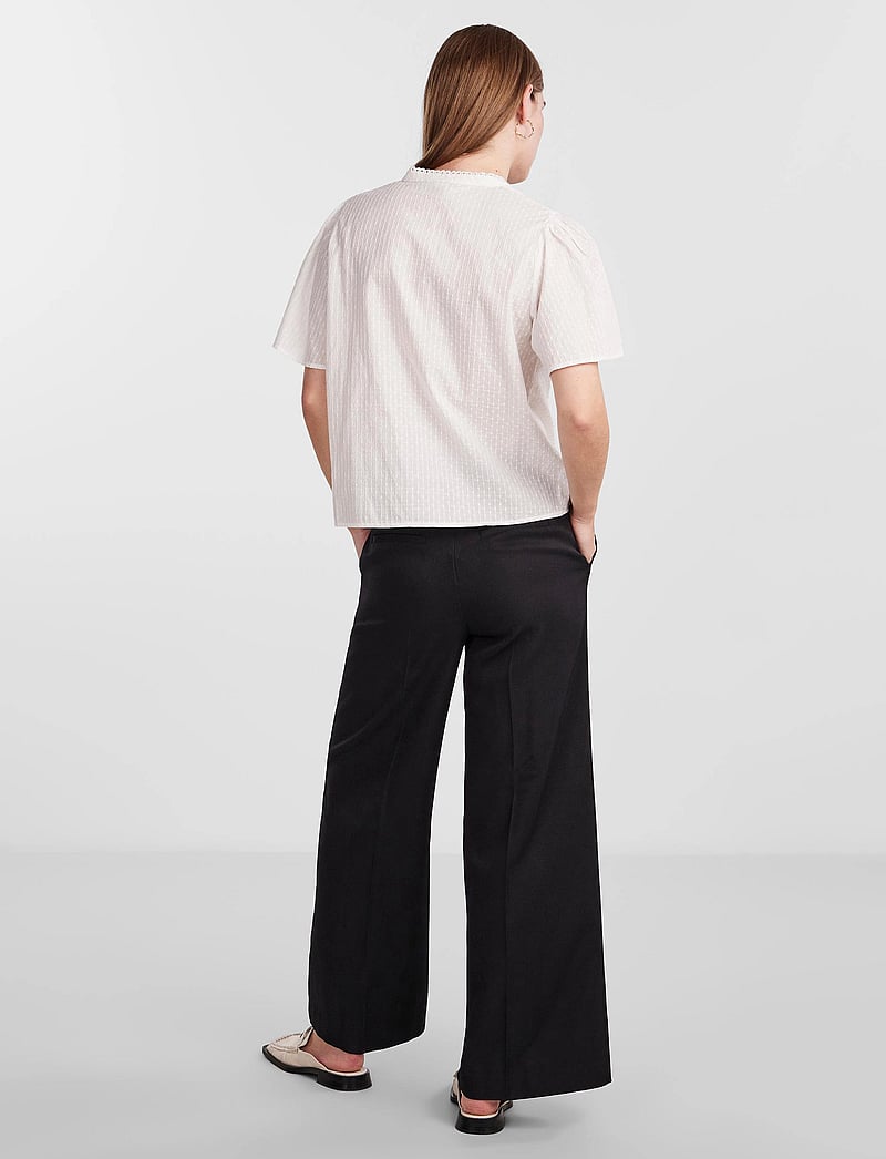 YAS - YASTIA SS TOP S. NOOS - kortärmade blusar - star white - 3