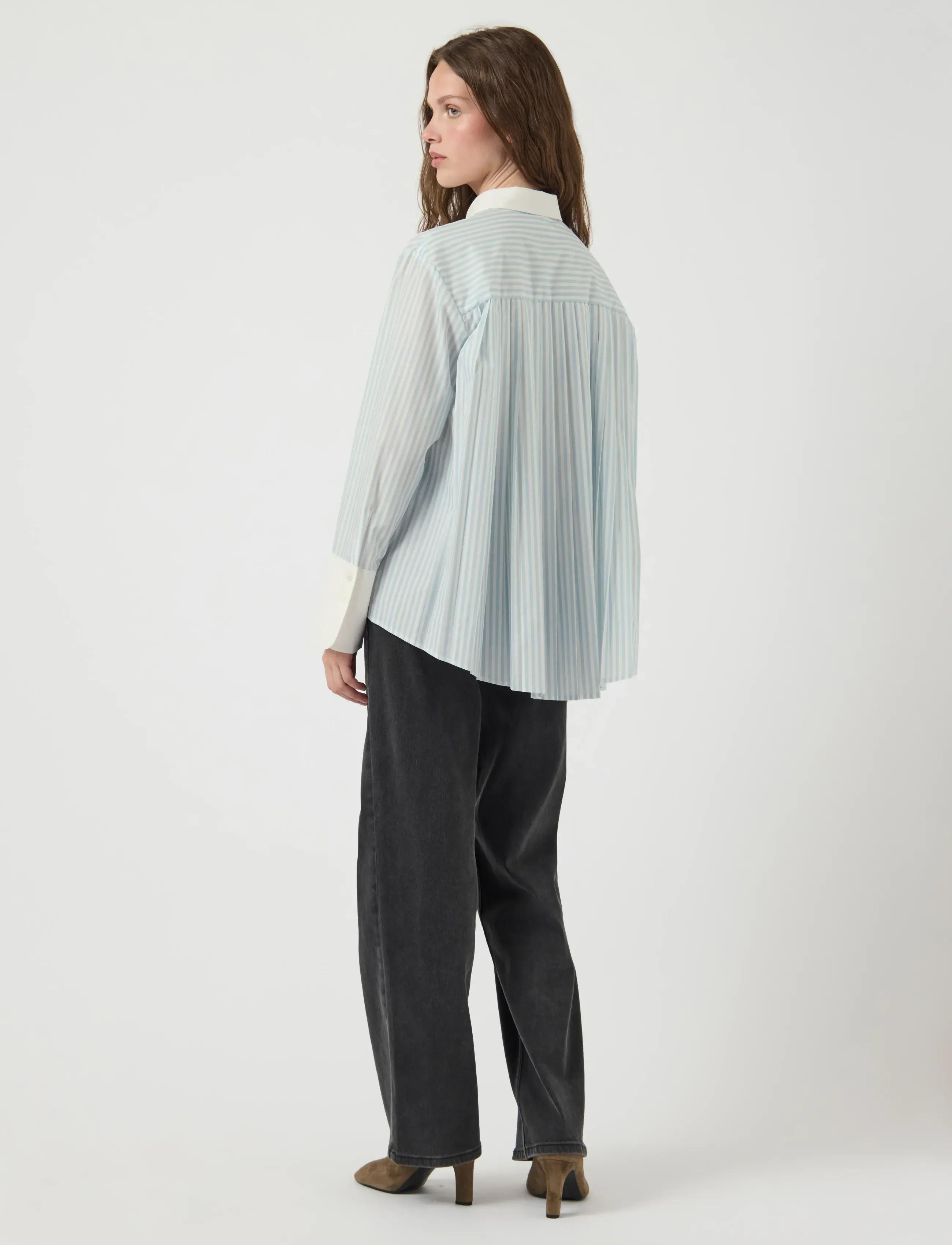 YAS - YASROYA LS SHIRT S. - langärmlige hemden - star white - 3