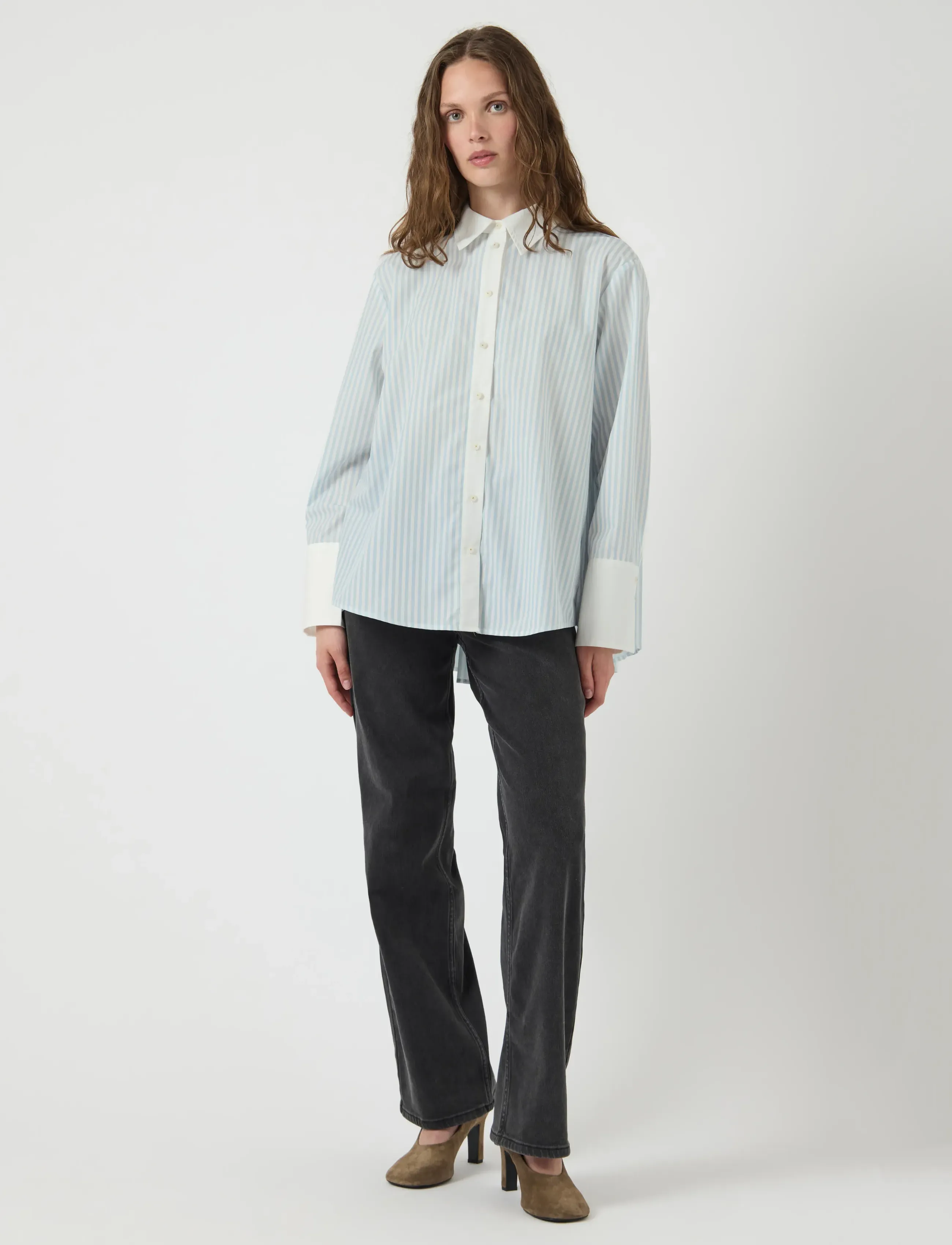 YAS - YASROYA LS SHIRT S. - pikkade varrukatega särgid - star white - 4