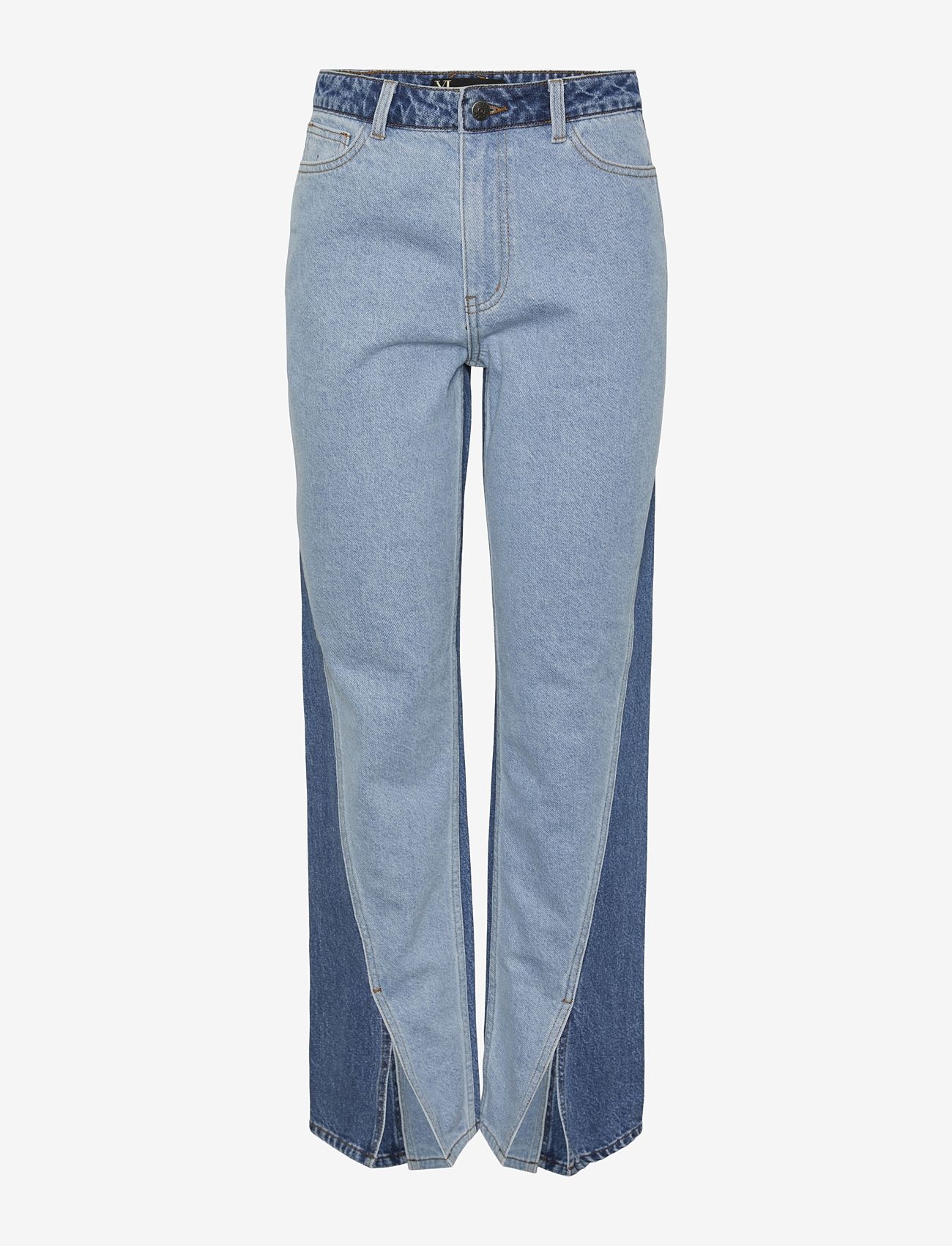 YAS - YASBLOCKA HW JEANS S. - straight jeans - dark blue denim - 0