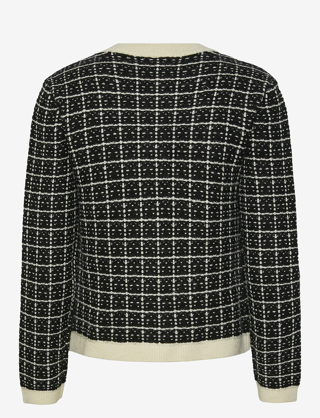 YAS - YASLIVIA LS SHORT KNIT CARDIGAN NOOS - kardiganai - black - 2