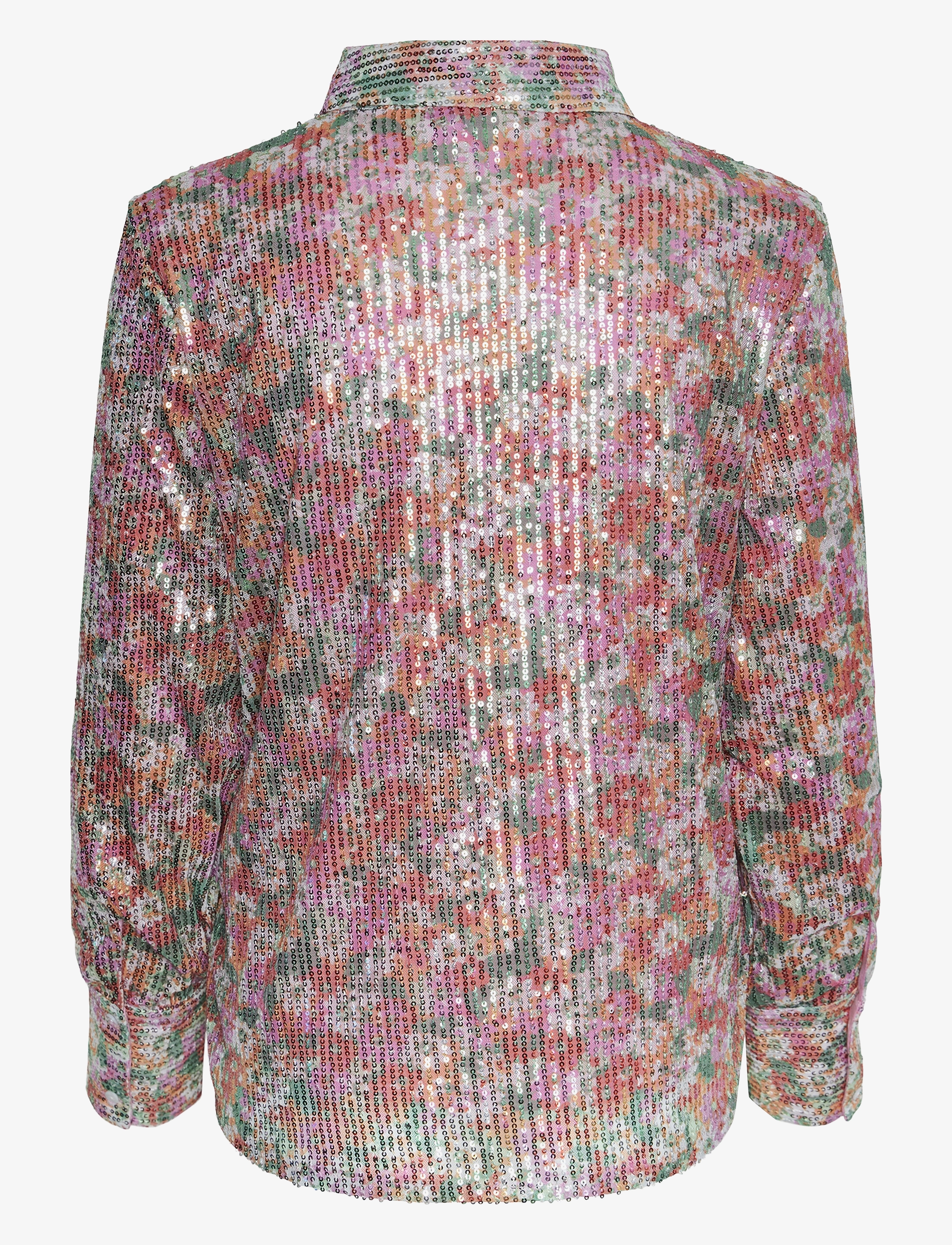 YAS - YASKAIA SEQUIN LS SHIRT - SHOW - langærmede skjorter - sandshell - 2