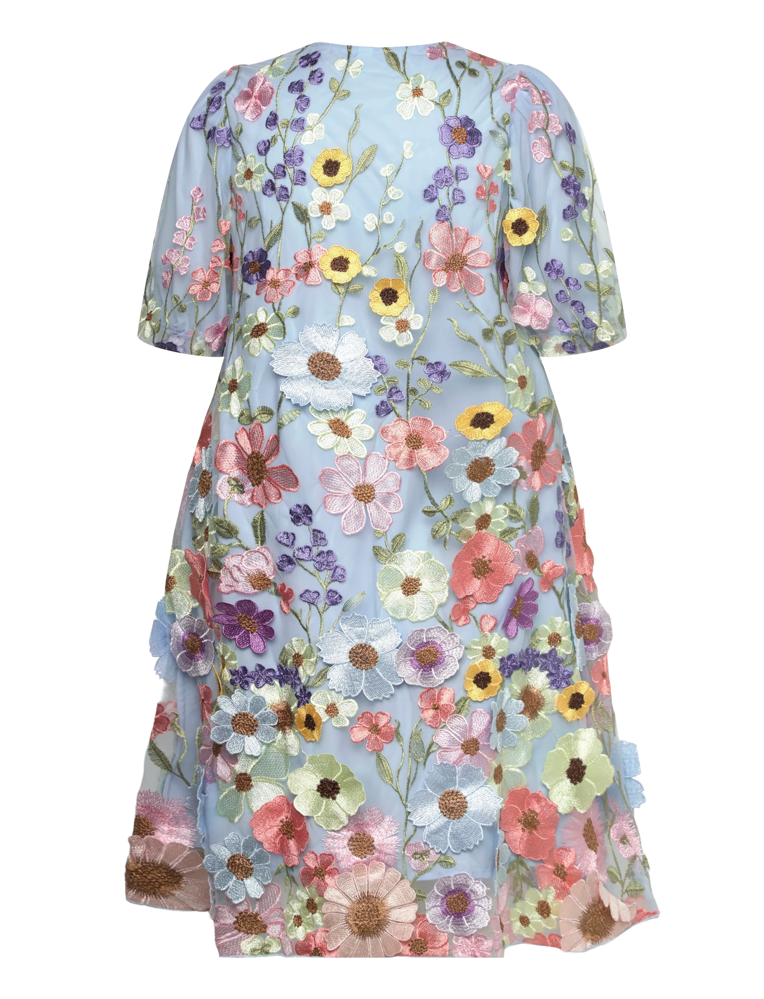 YAS - YASFLOWERING SS DRESS - SHOW - suvekleidid - halogen blue - 1