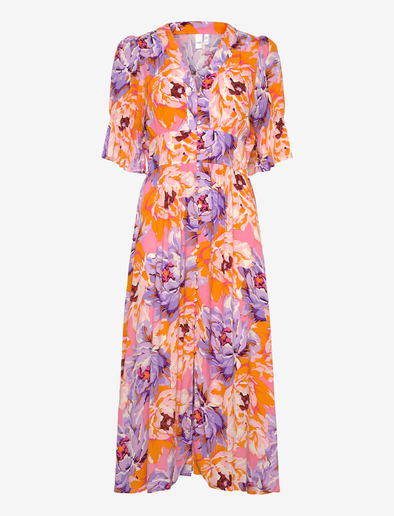 YAS - YASFARRON 2/4 MIDI DRESS S. - SHOW - sommerkleider - dianthus - 0