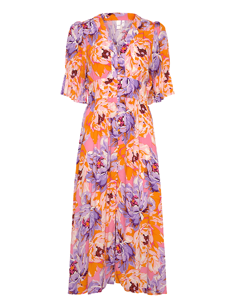 YAS - YASFARRON 2/4 MIDI DRESS S. - SHOW - sommerkleider - dianthus - 0