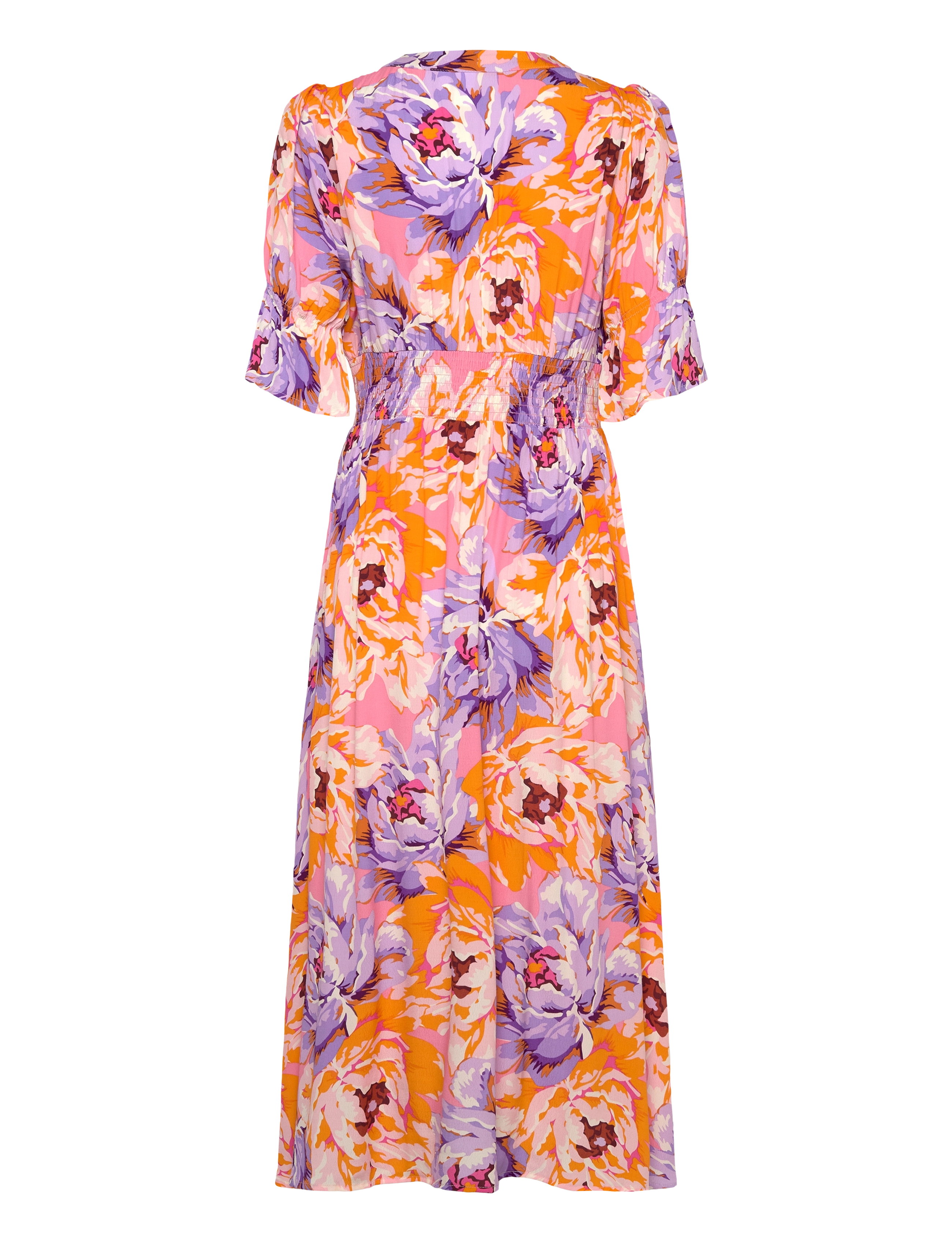 YAS - YASFARRON 2/4 MIDI DRESS S. - SHOW - zomerjurken - dianthus - 1