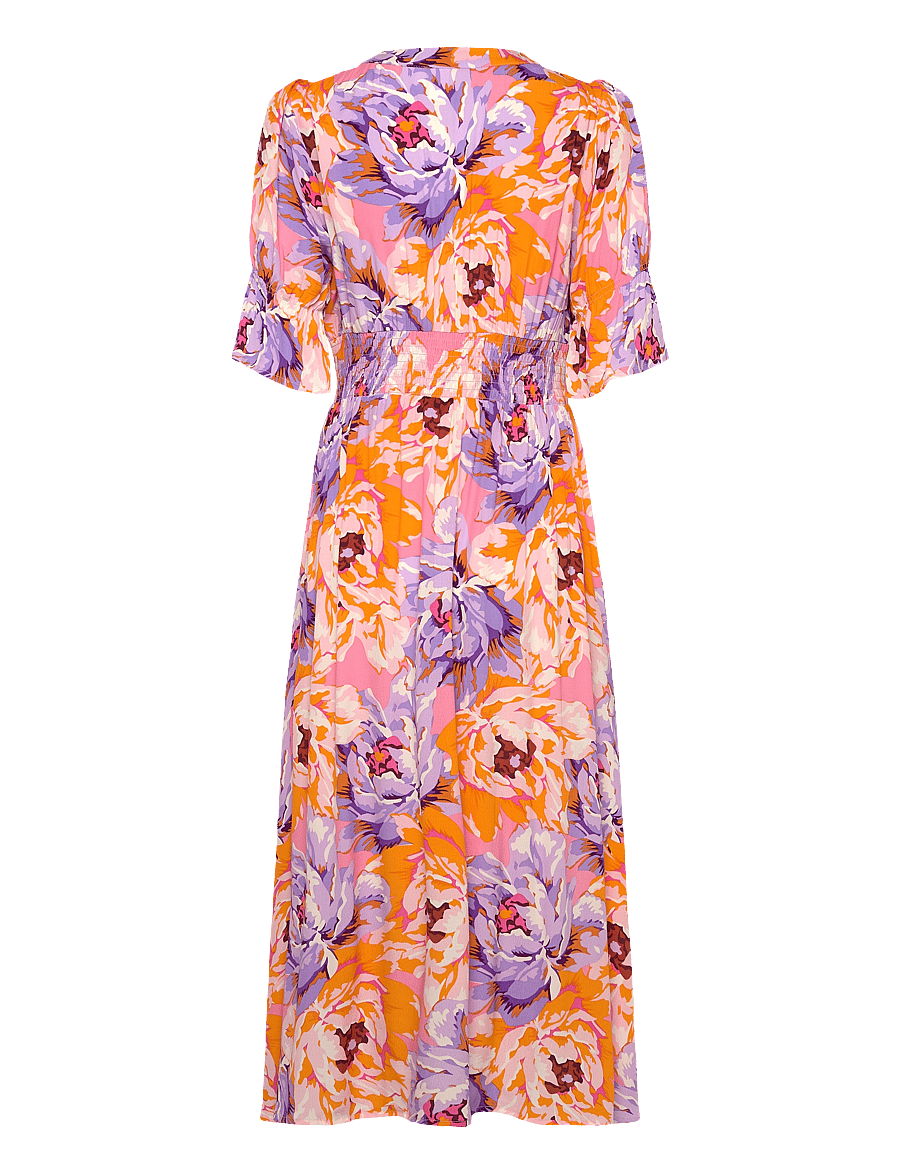 YAS - YASFARRON 2/4 MIDI DRESS S. - SHOW - zomerjurken - dianthus - 1