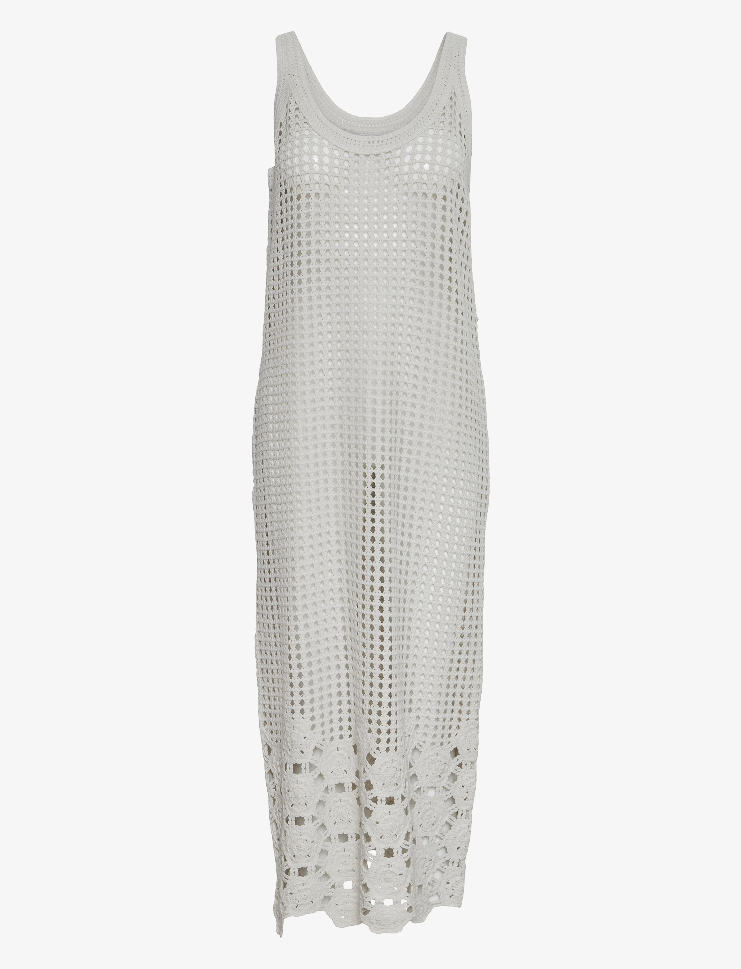 YAS Yasnola Sl Long Knit Kleid Cream - S - Damen