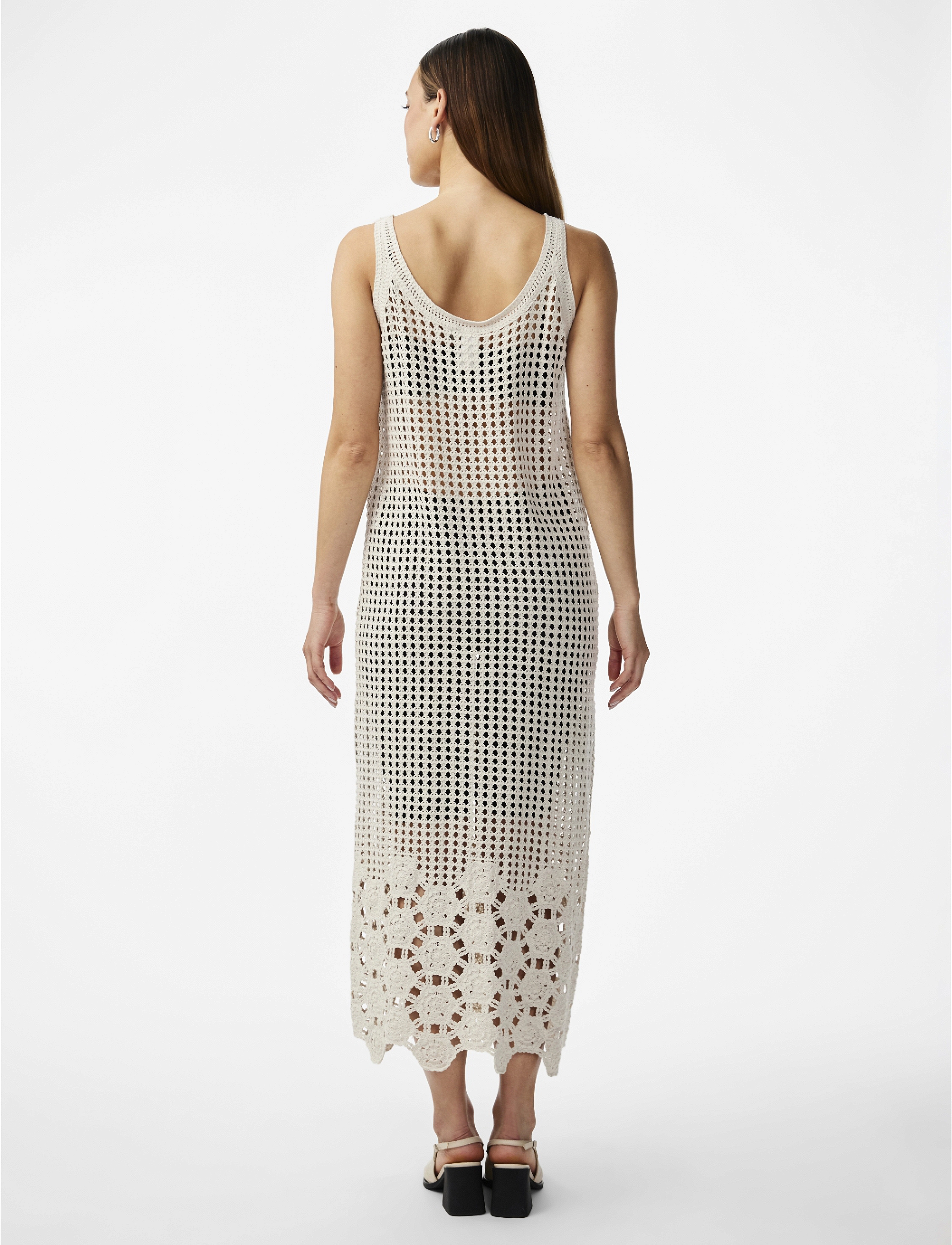 YAS - YASNOLA SL LONG KNIT DRESS - sommerkleider - birch - 3