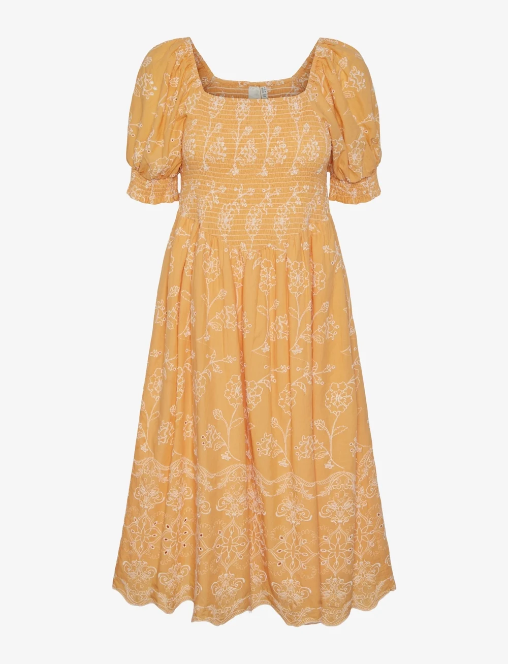 YAS - YASOFELIA 2/4 MIDI DRESS S. - summer dresses - mock orange - 0