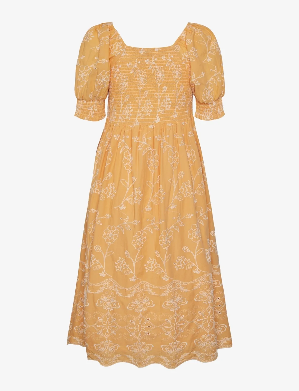 YAS - YASOFELIA 2/4 MIDI DRESS S. - summer dresses - mock orange - 1