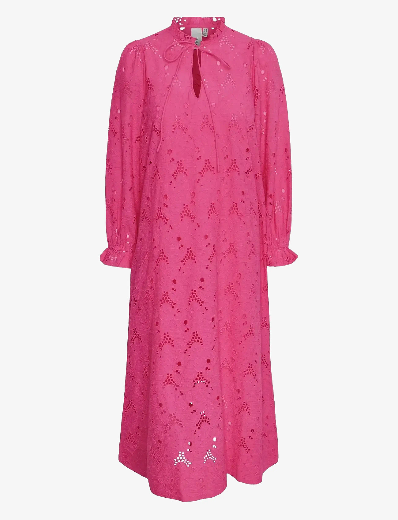 YAS - YASSUNSI LS LONG DRESS S. - midi kjoler - sangria sunset - 1