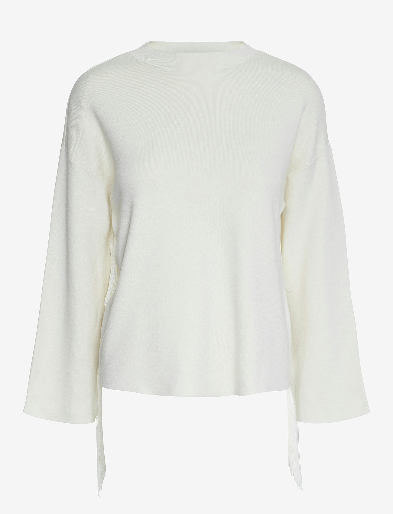 YAS - YASFRINGA LS O-NECK KNIT PULLOVER S. - sviitrid - birch - 1