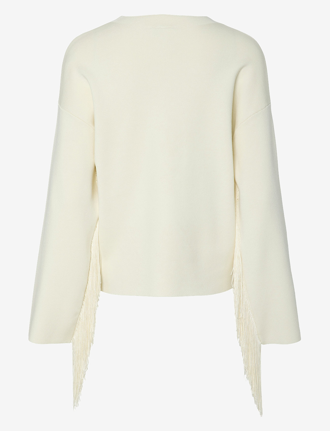 YAS - YASFRINGA LS O-NECK KNIT PULLOVER S. - sviitrid - birch - 2