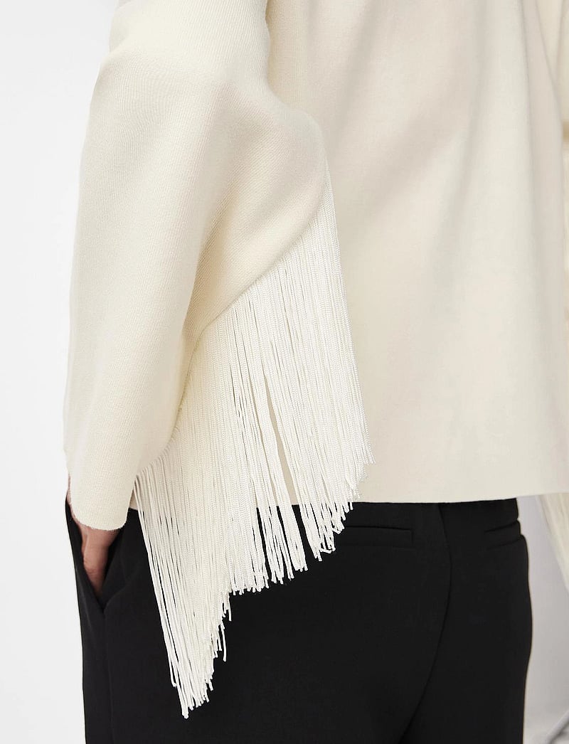 YAS - YASFRINGA LS O-NECK KNIT PULLOVER S. - pullover - birch - 5