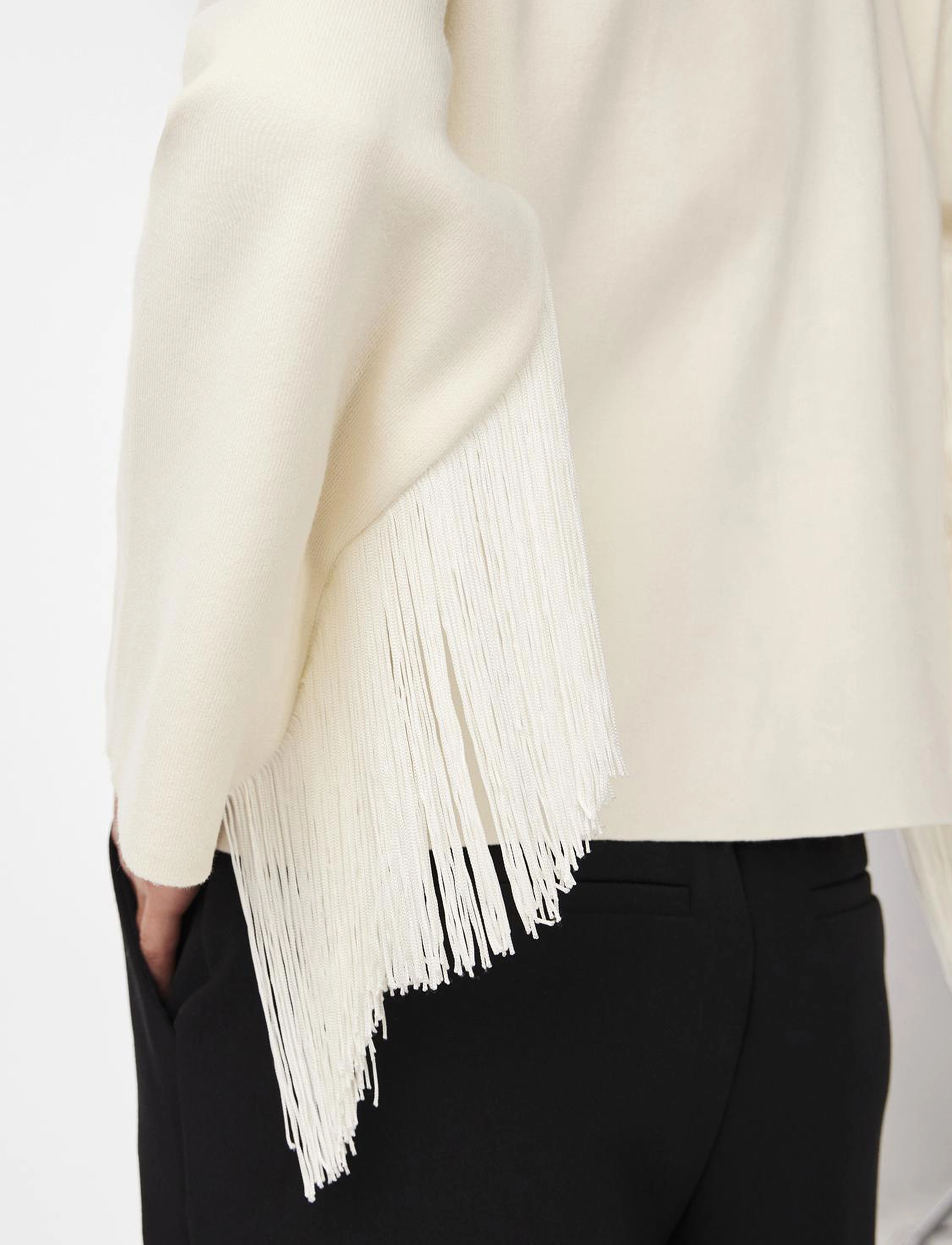 YAS - YASFRINGA LS O-NECK KNIT PULLOVER S. - striktrøjer - birch - 5