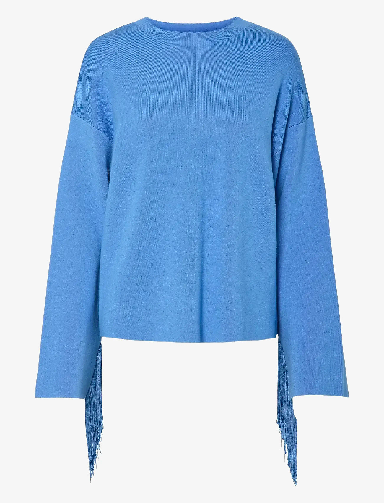 YAS - YASFRINGA LS O-NECK KNIT PULLOVER S. - striktrøjer - provence - 0