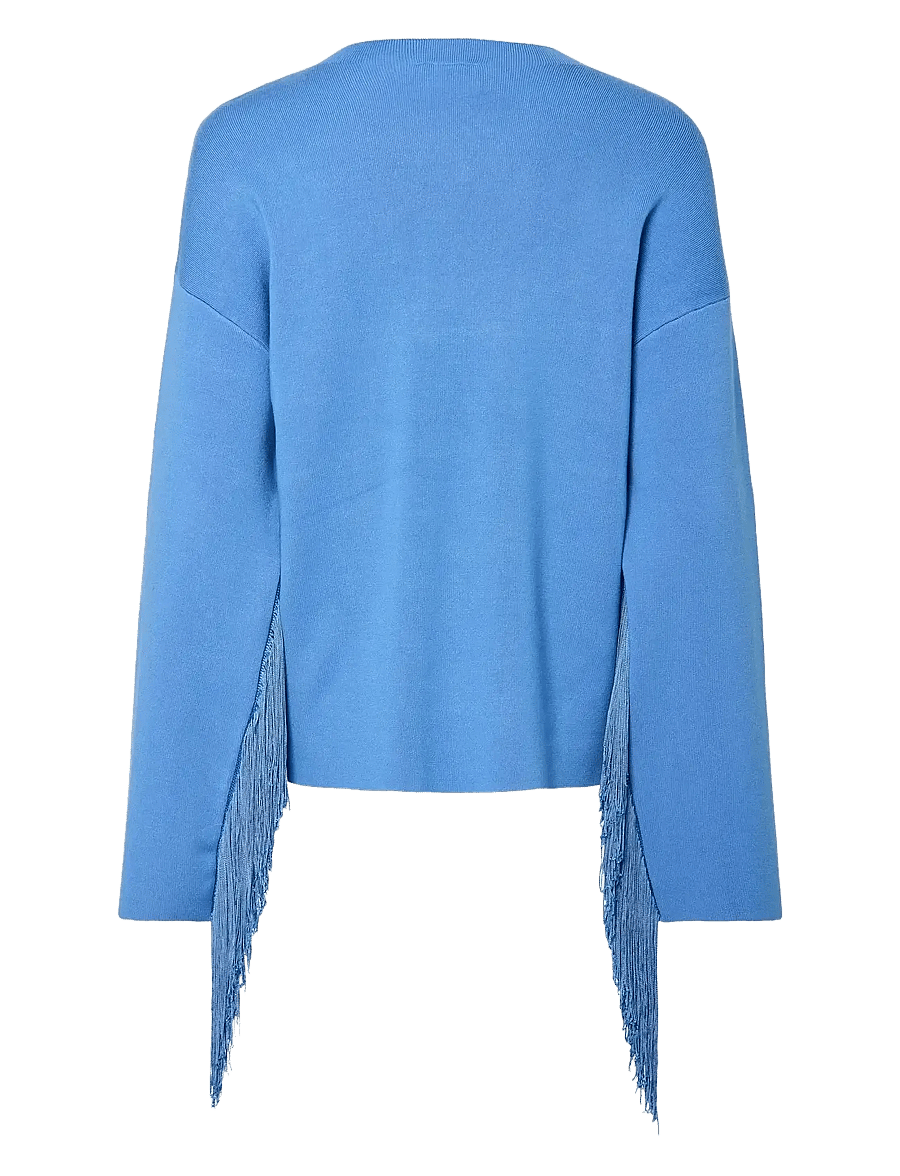 YAS - YASFRINGA LS O-NECK KNIT PULLOVER S. - pullover - provence - 1