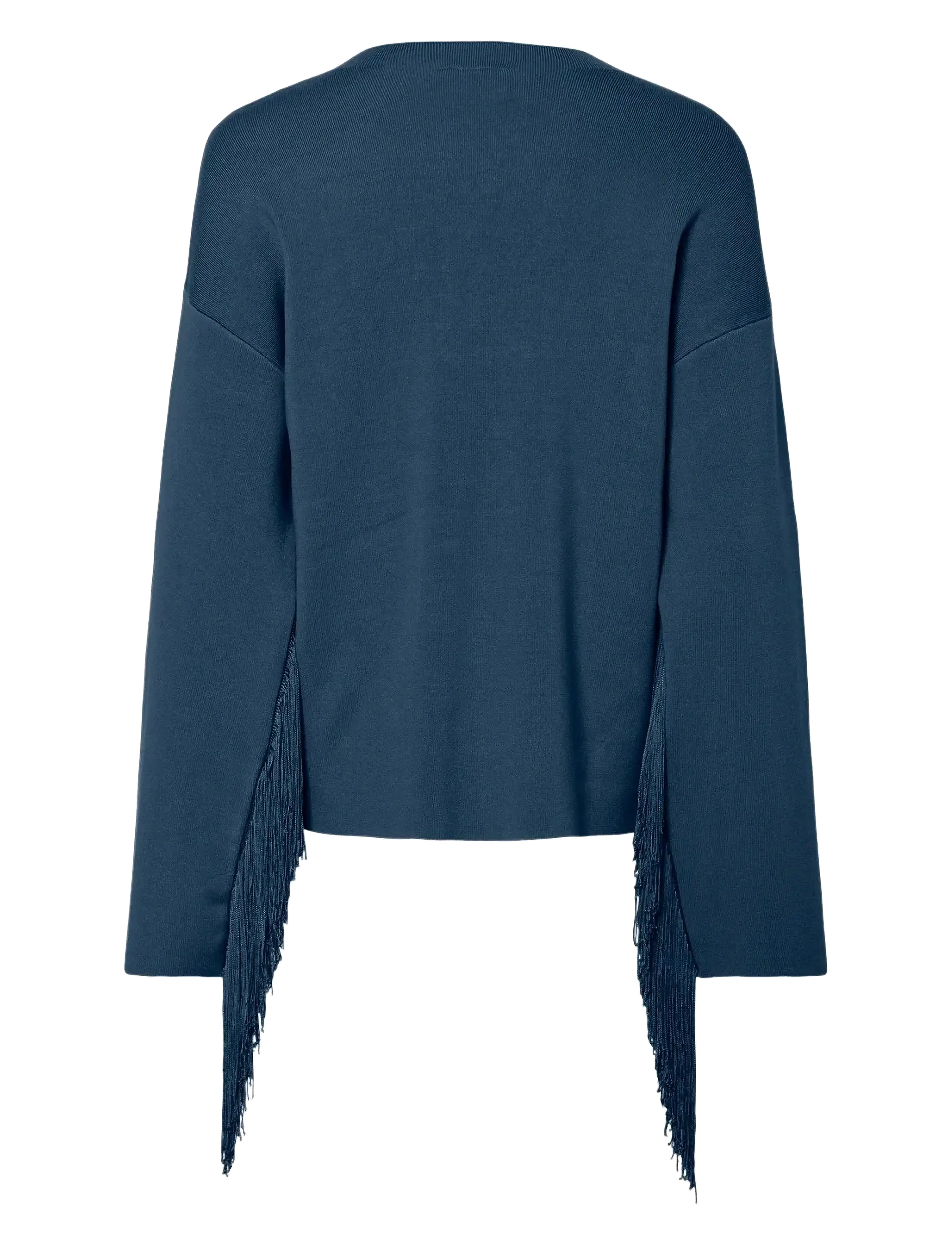 YAS - YASFRINGA LS O-NECK KNIT PULLOVER S. - džemprid - sargasso sea - 1