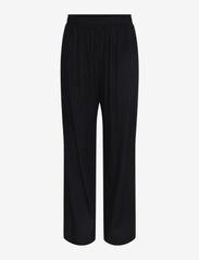 YAS - YASFLAXY HW LINEN PANT NOOS - linen trousers - black - 0