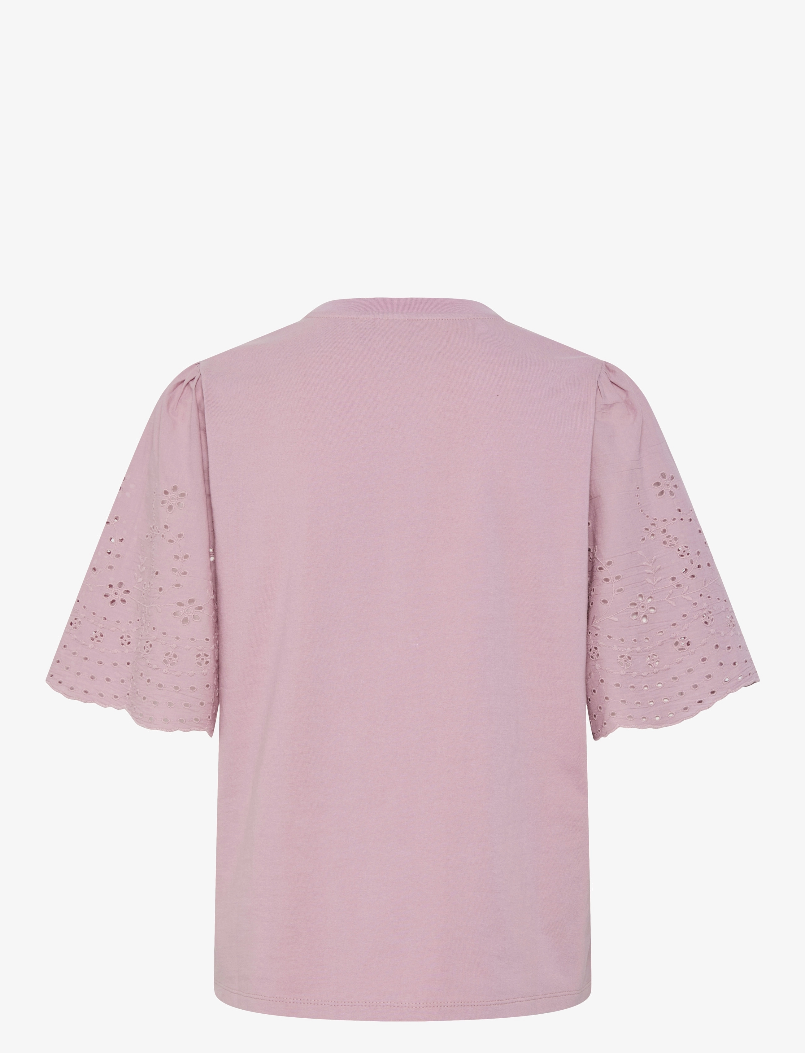 YAS - YASLEX SS TOP W. EMB SLEEVES S. NOOS - blūzes ar īsām piedurknēm - lilas - 2