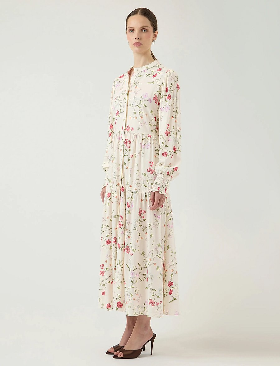 YAS - YASASINA LS LONG DRESS S. NOOS - robes chemises - pristine - 4