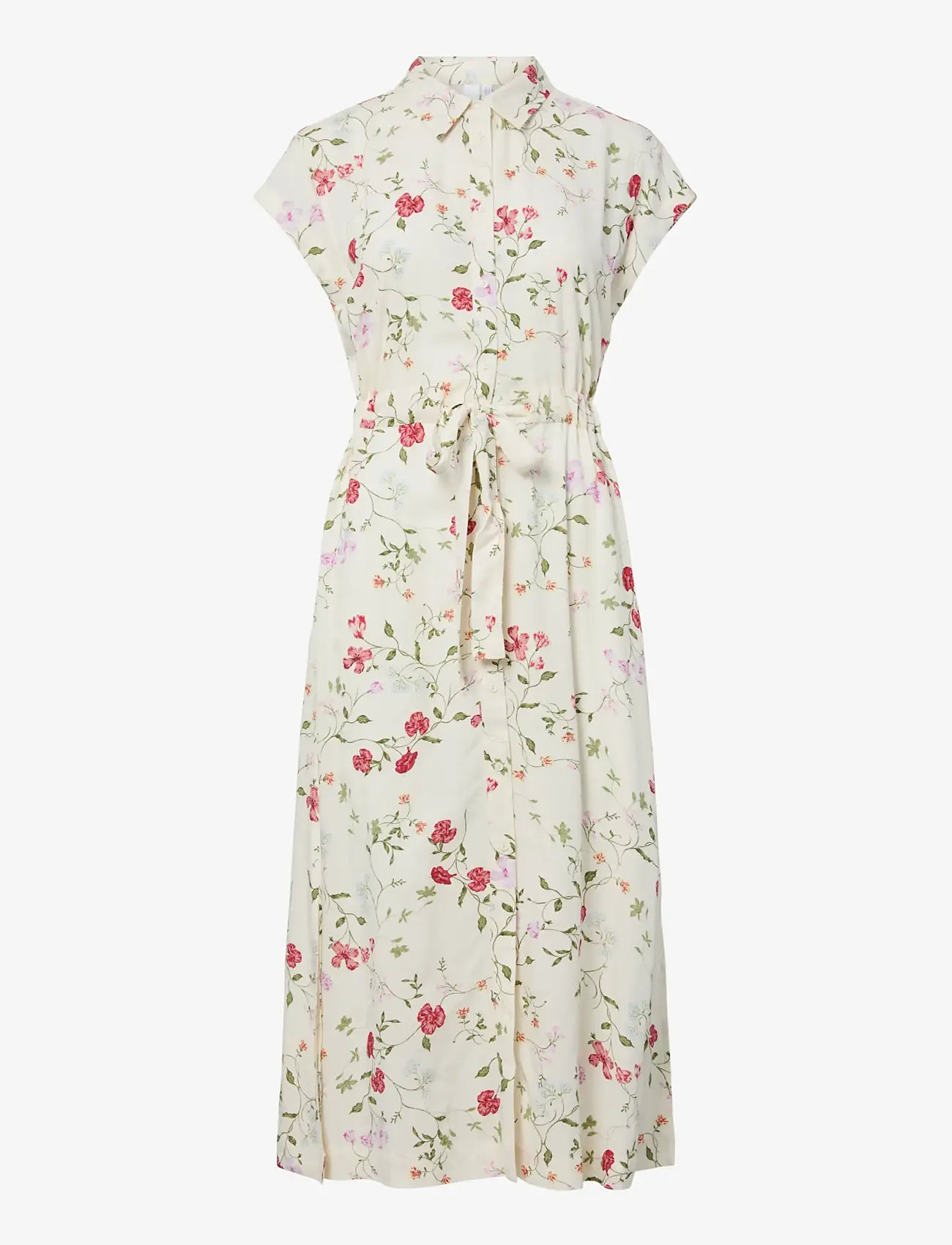 YAS - YASASINA CS MIDI BELT DRESS S. NOOS - shirt dresses - pristine - 0