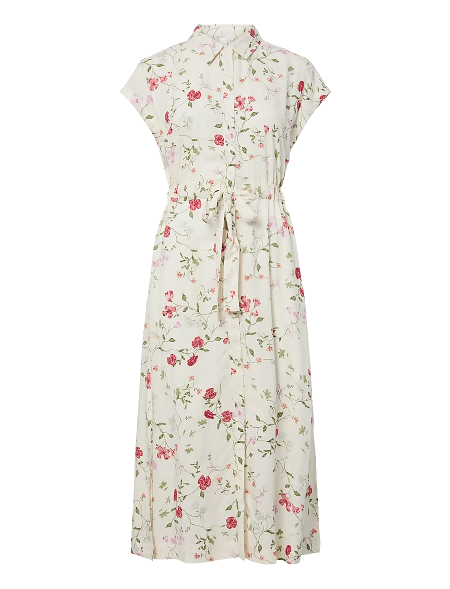 YAS - YASASINA CS MIDI BELT DRESS S. NOOS - robes chemises - pristine - 1
