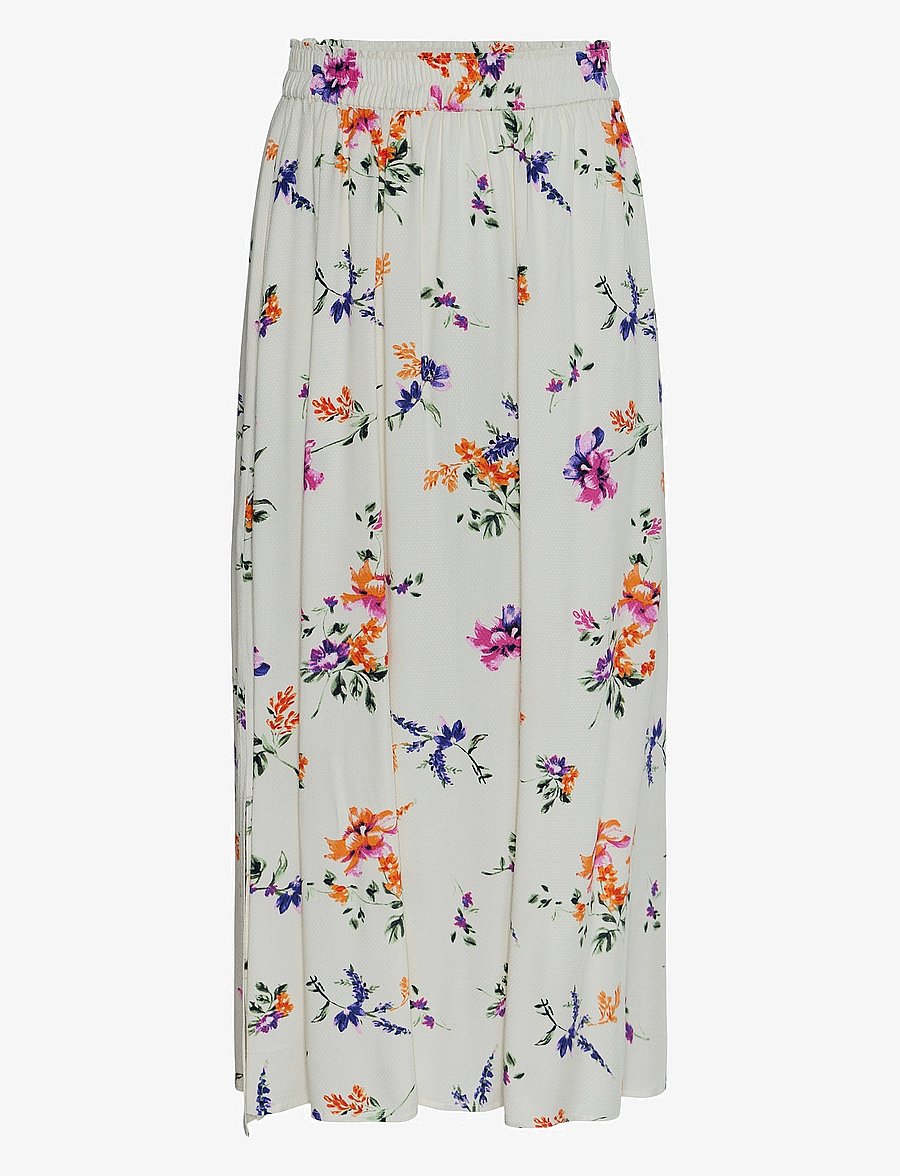 YAS - YASASINA HW ANKLE SKIRT S. NOOS - midi nederdele - whitecap gray - 1