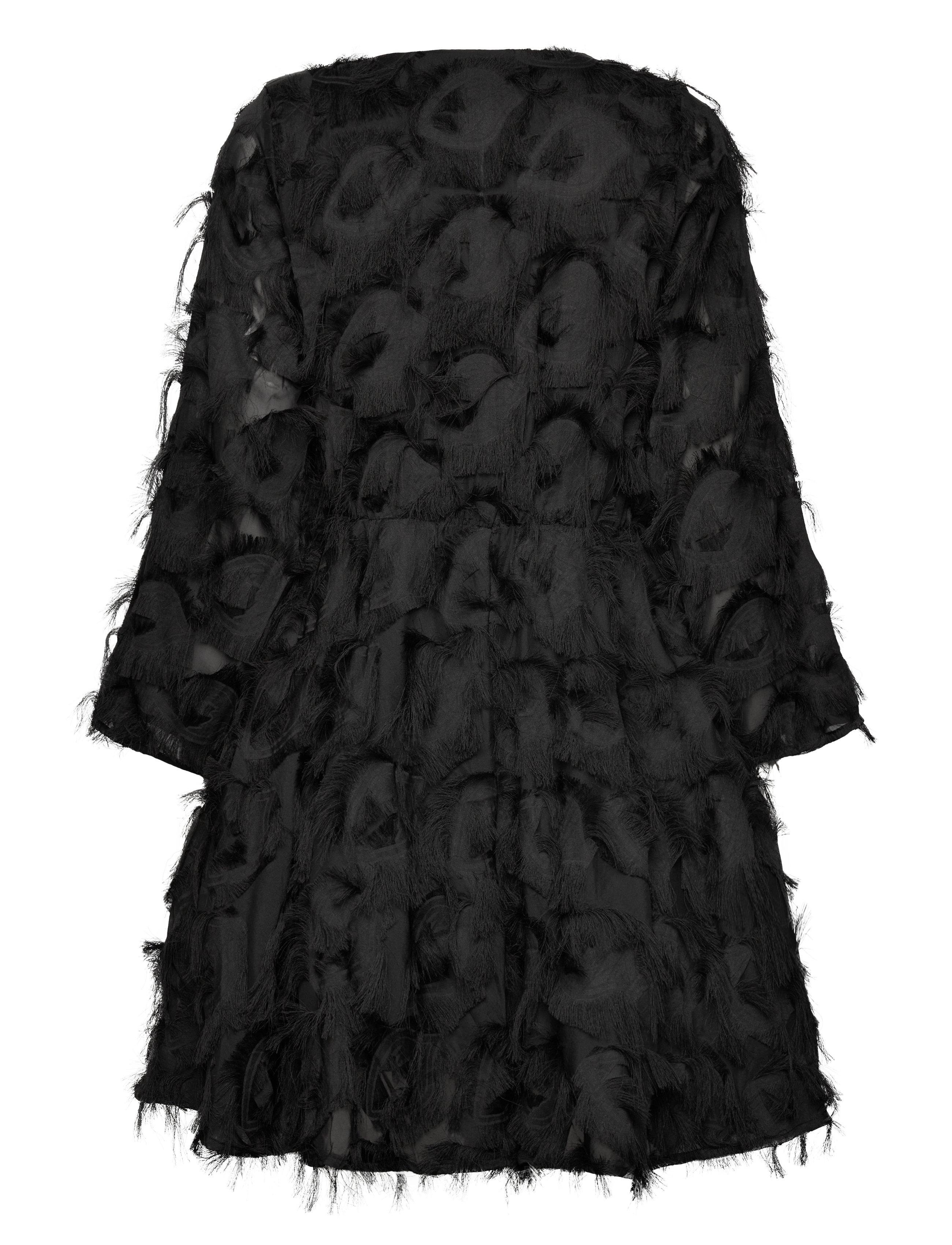 YAS - YASPAZYLLA 7/8 DRESS - D2D - festtøj til outletpriser - black - 2
