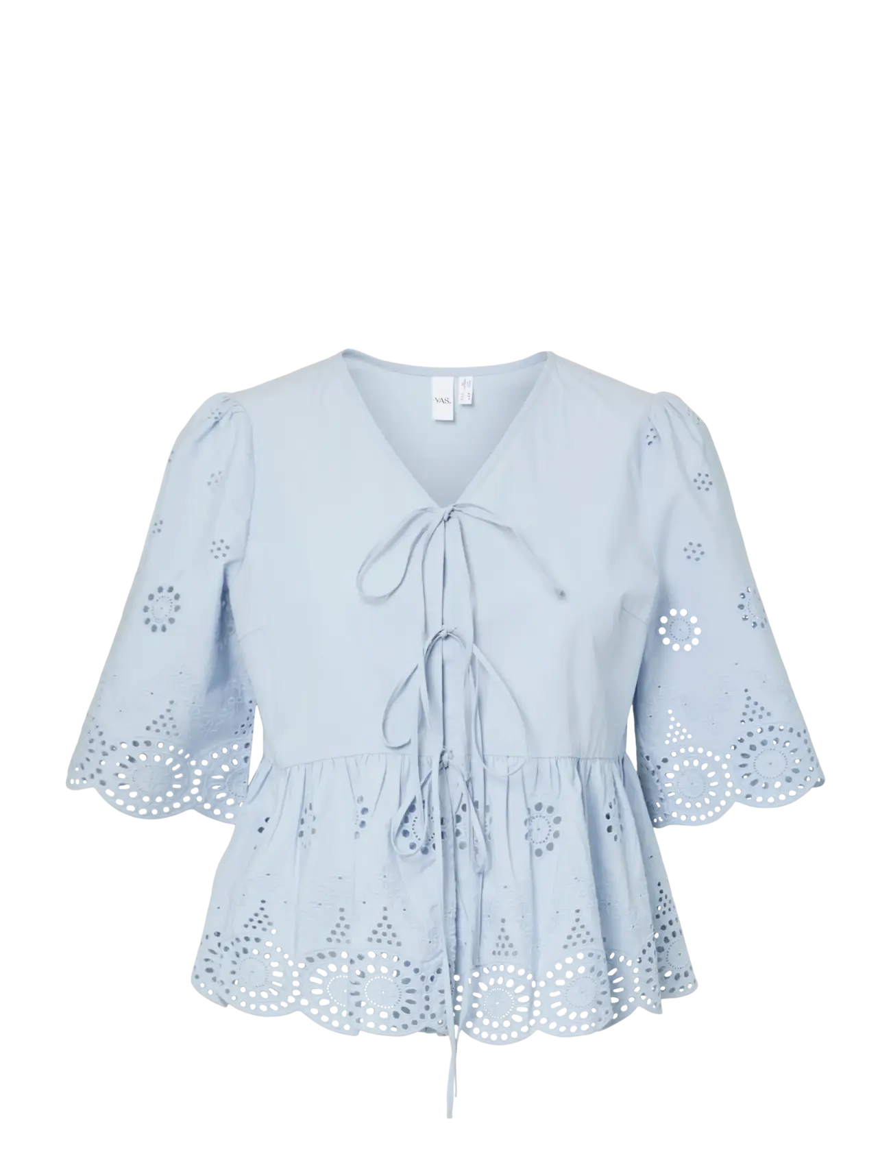 YAS YASCORNELIA 2/4 TIE TOP S. NOOS - YAS - SKYWAY / blue