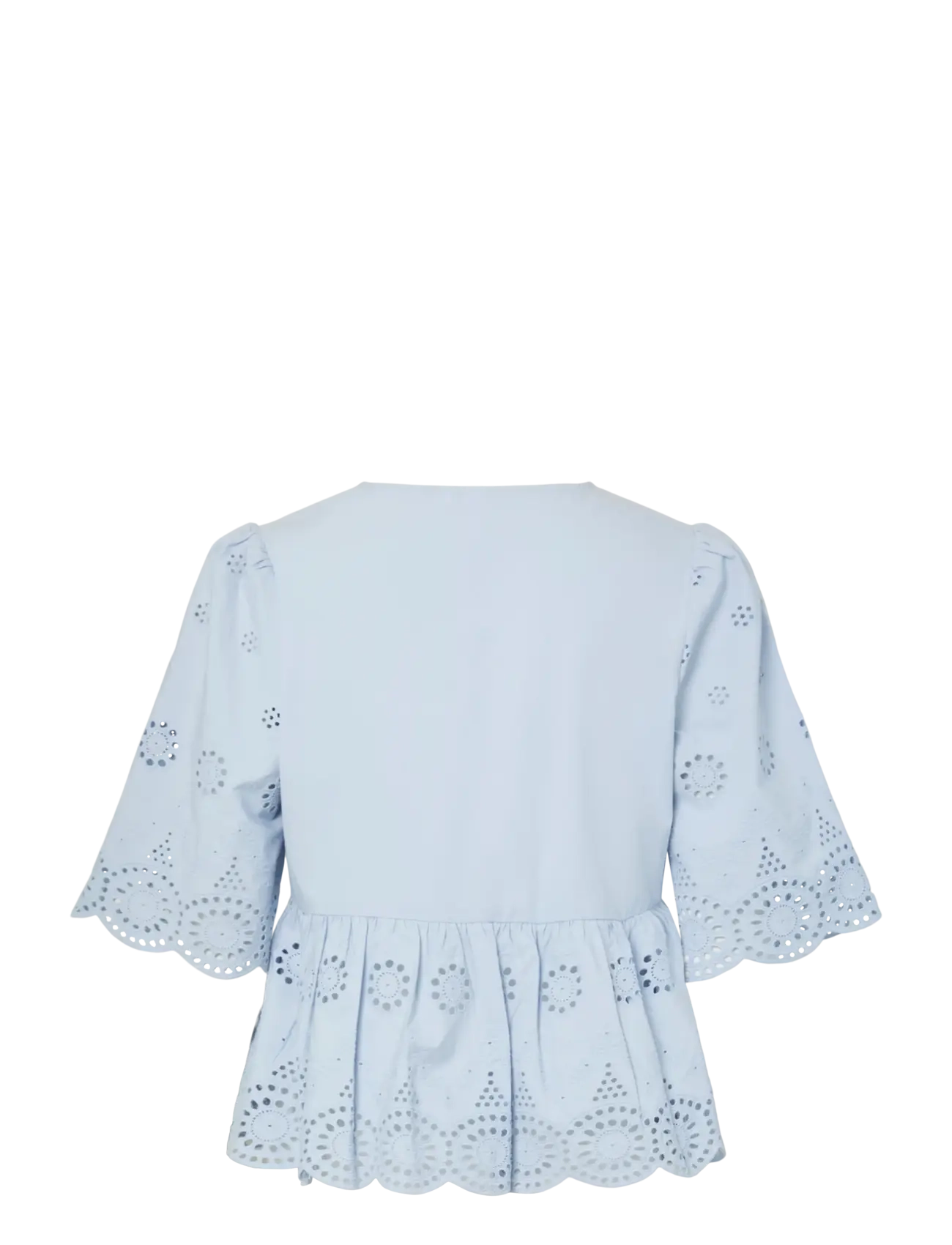 YAS - YASCORNELIA 2/4 TIE TOP S. NOOS - chemises à manches courtes - skyway - 2