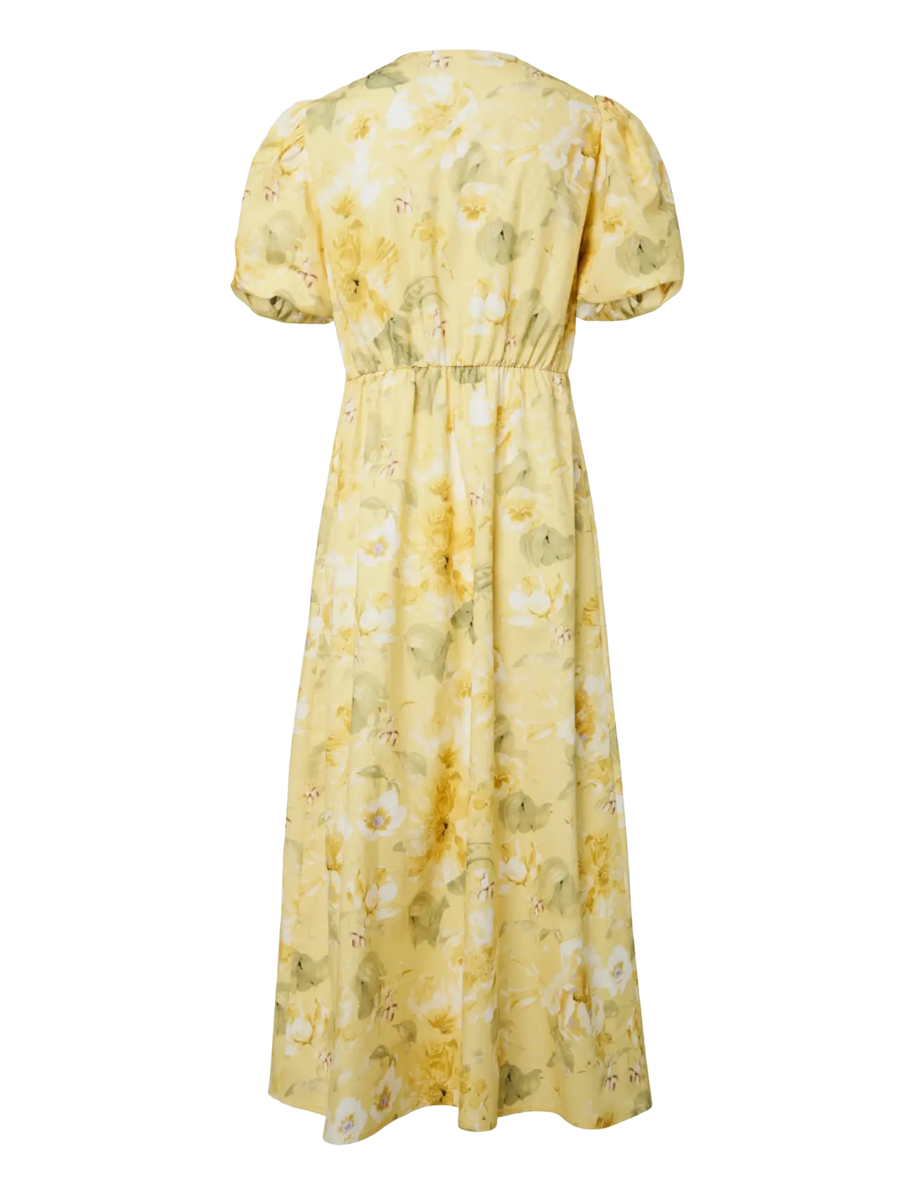 YAS - YASSTRAY SS MIDI DRESS - kokteilikleidid - pale banana - 2