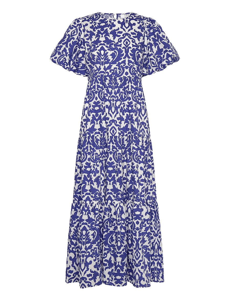 YAS - YASGREENA SS ANKLE DRESS S. - star white - 1