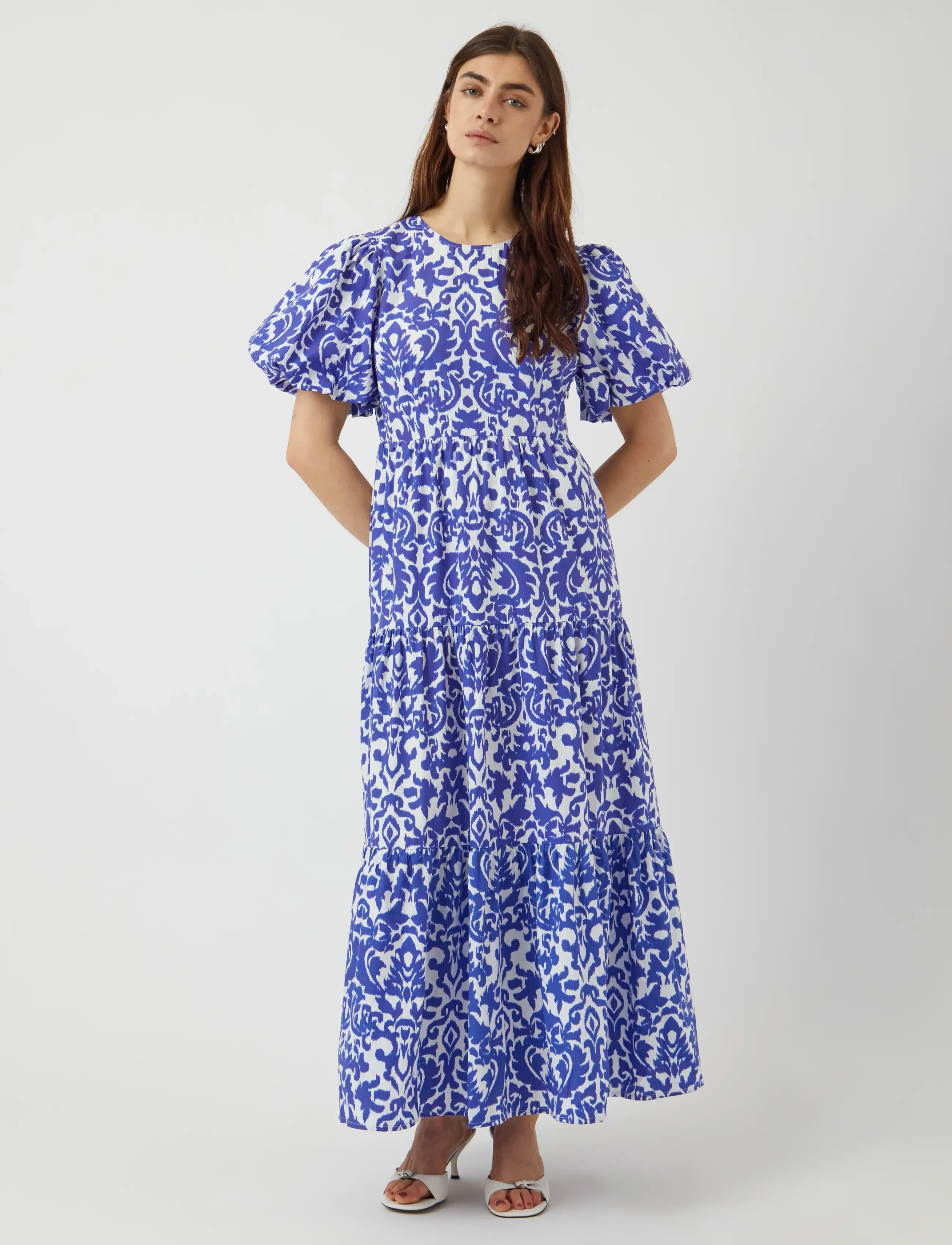 YAS - YASGREENA SS ANKLE DRESS S. - star white - 4
