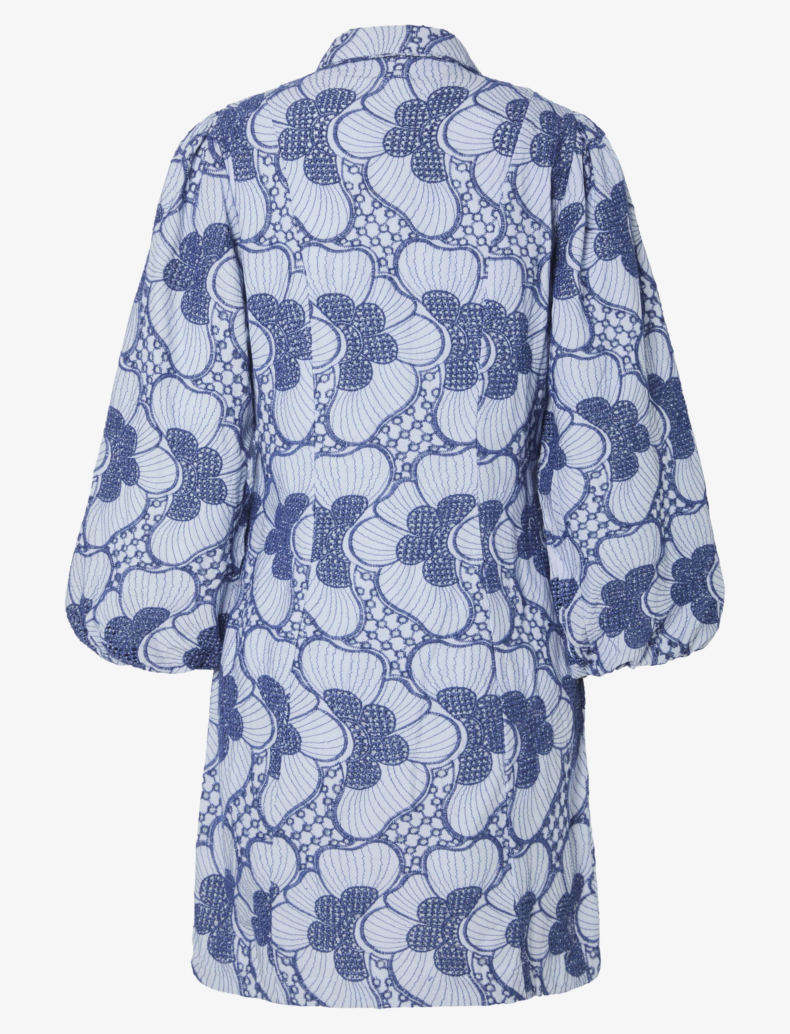 YAS - YASSABBIE 7/8 SHIRT DRESS S. - EX - kentucky blue - 2