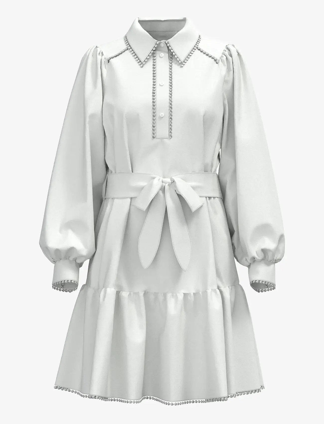 YAS - YASROSALINA LS DRESS - konfirmation - star white - 0