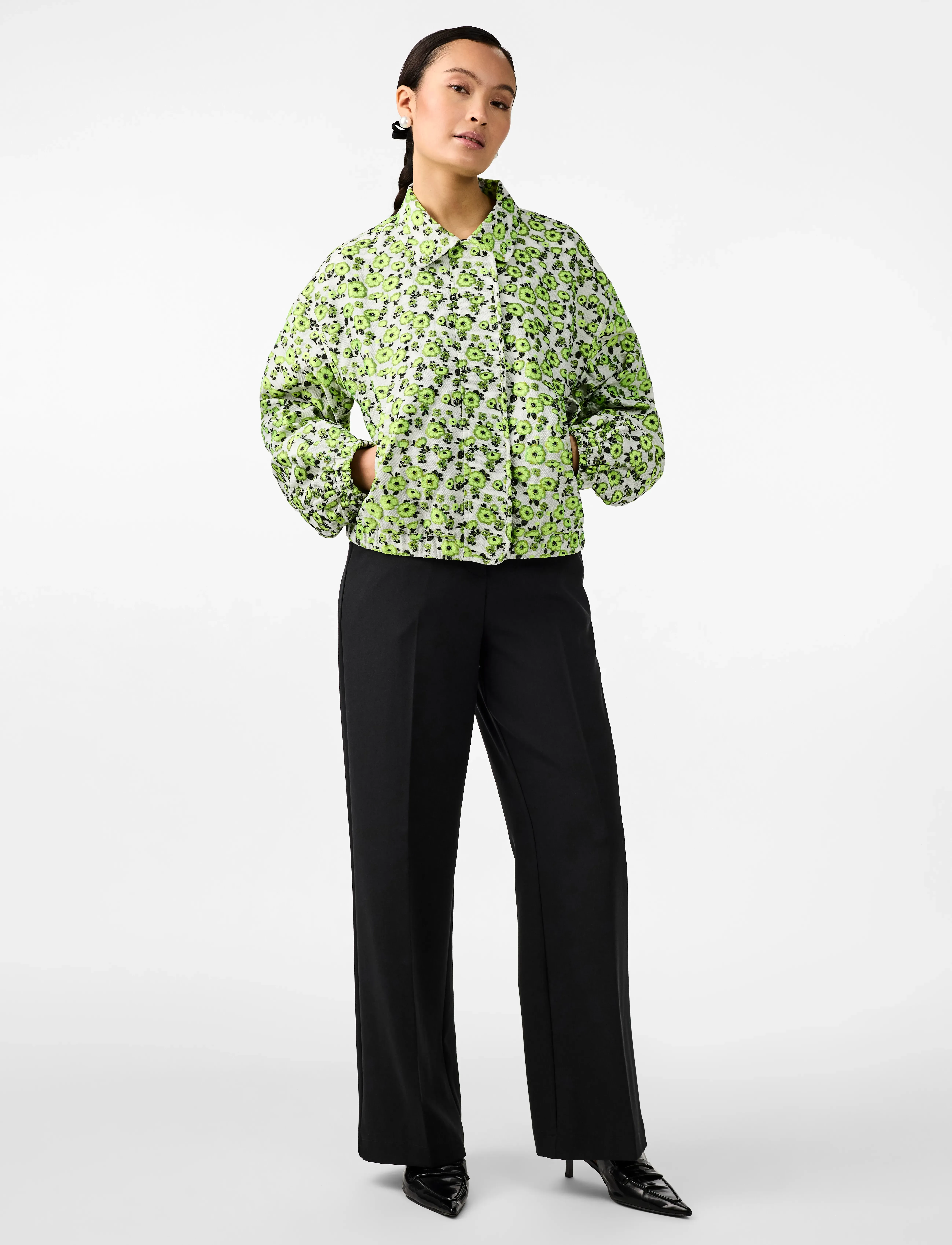 YAS - YASSHUNA LS BOMBER JACKET - outerwear - wild lime - 4