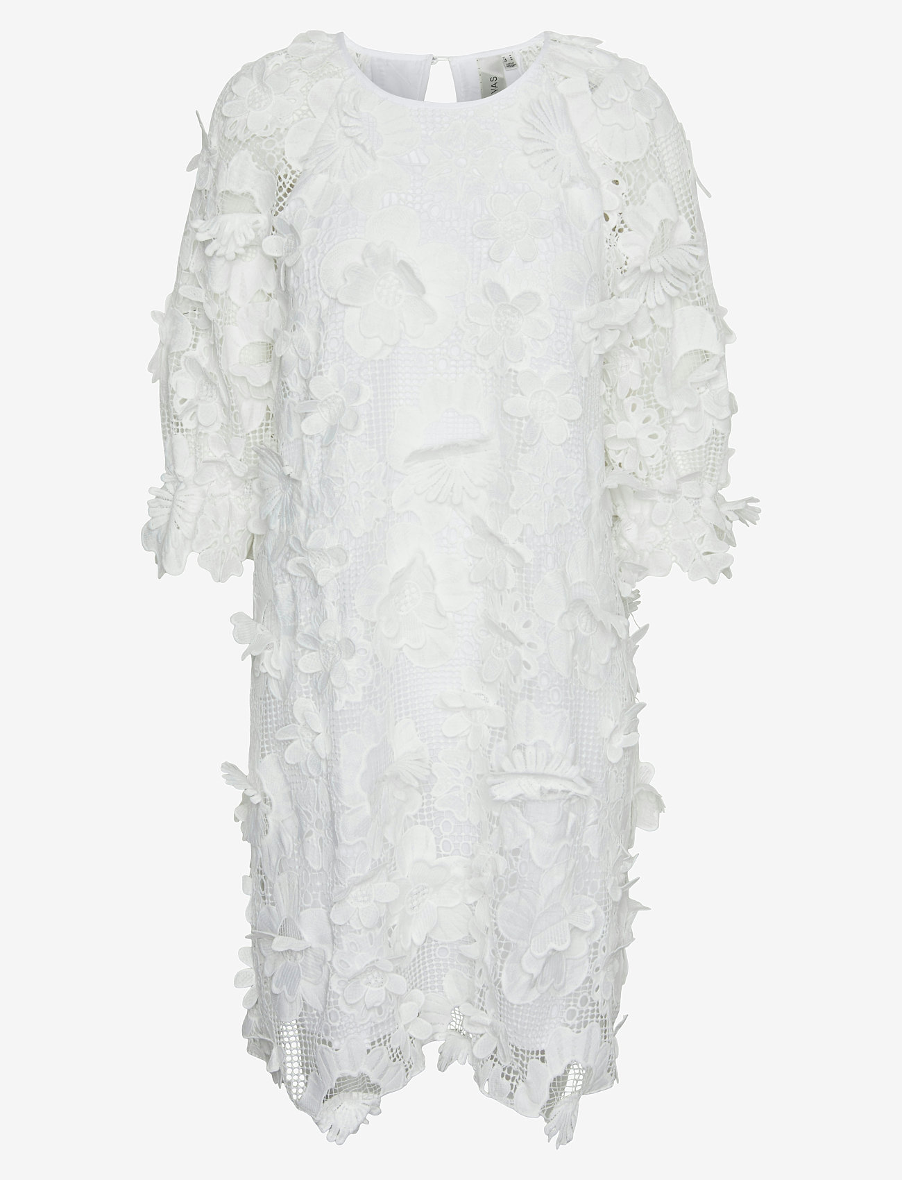 YAS - YASTREA 3/4 DRESS - SHOW - konfirmasjon - star white - 1