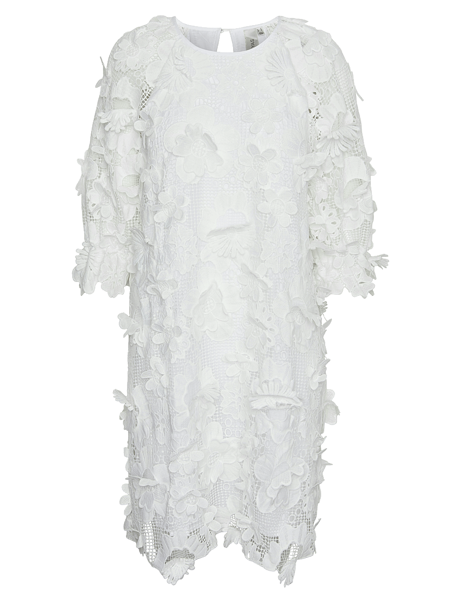YAS - YASTREA 3/4 DRESS - SHOW - konfirmation - star white - 1