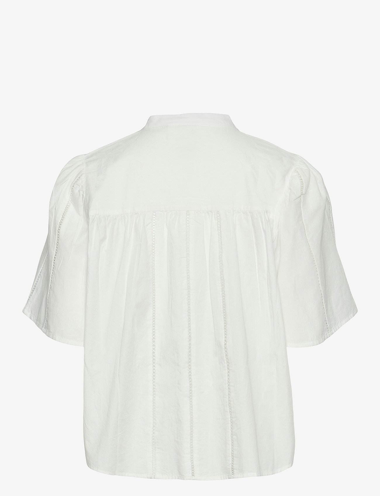 YAS - YASGUNIA 2/4 SHIRT S. - kurzämlige blusen - star white - 2