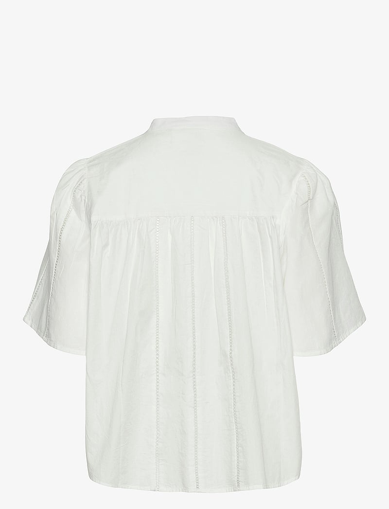 YAS - YASGUNIA 2/4 SHIRT S. - kortärmade blusar - star white - 2