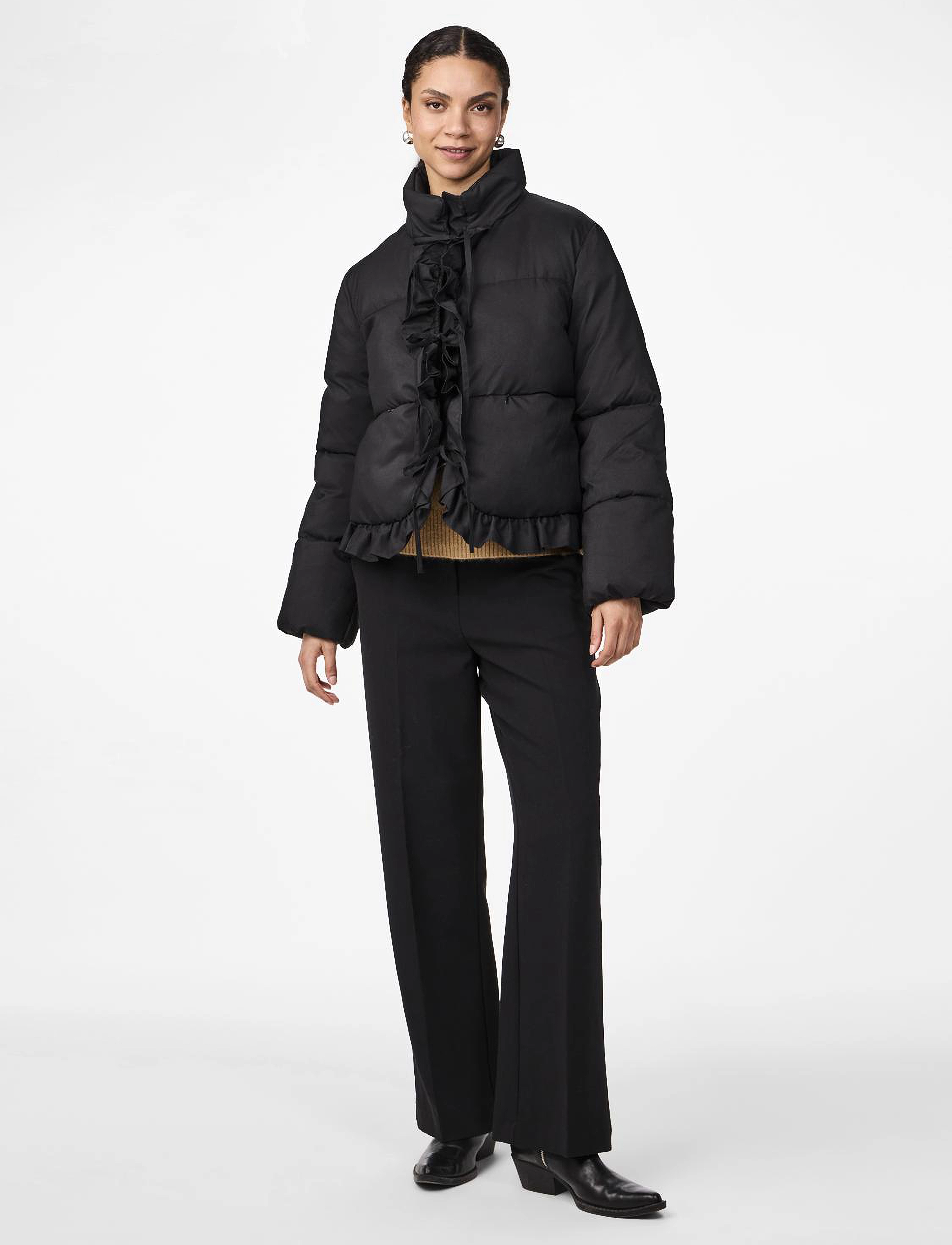 YAS - YASMALINO PADDED JACKET S. - sulejoped ja voodriga joped - black - 4