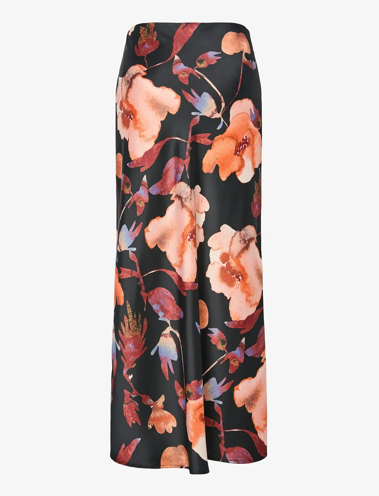 YAS - YASPELLA HW MAXI SKIRT S. NOOS - satiinist seelikud - black - 1