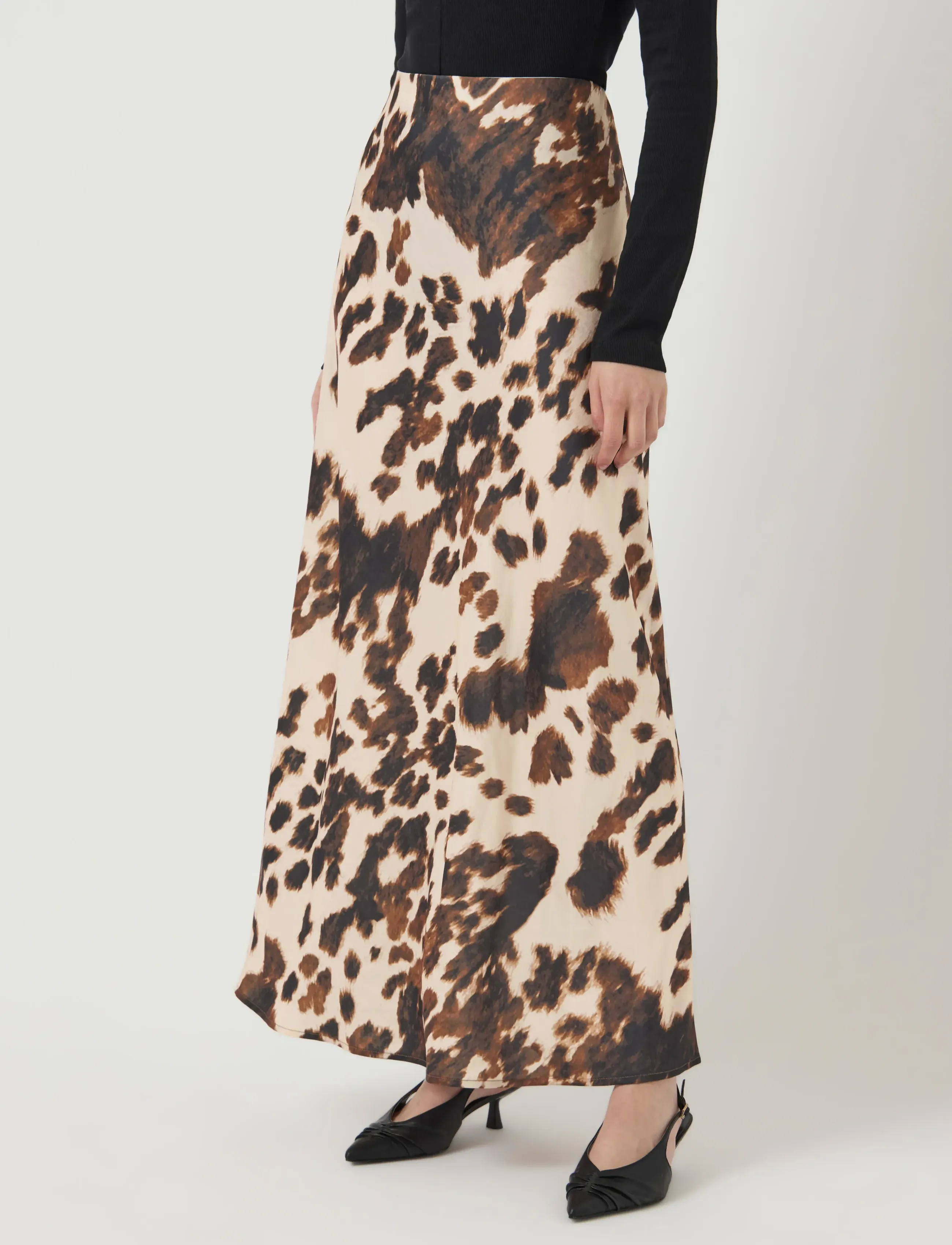 YAS YASPELLA HW MAXI SKIRT S. NOOS - Maxi nederdele - ECRU / beige